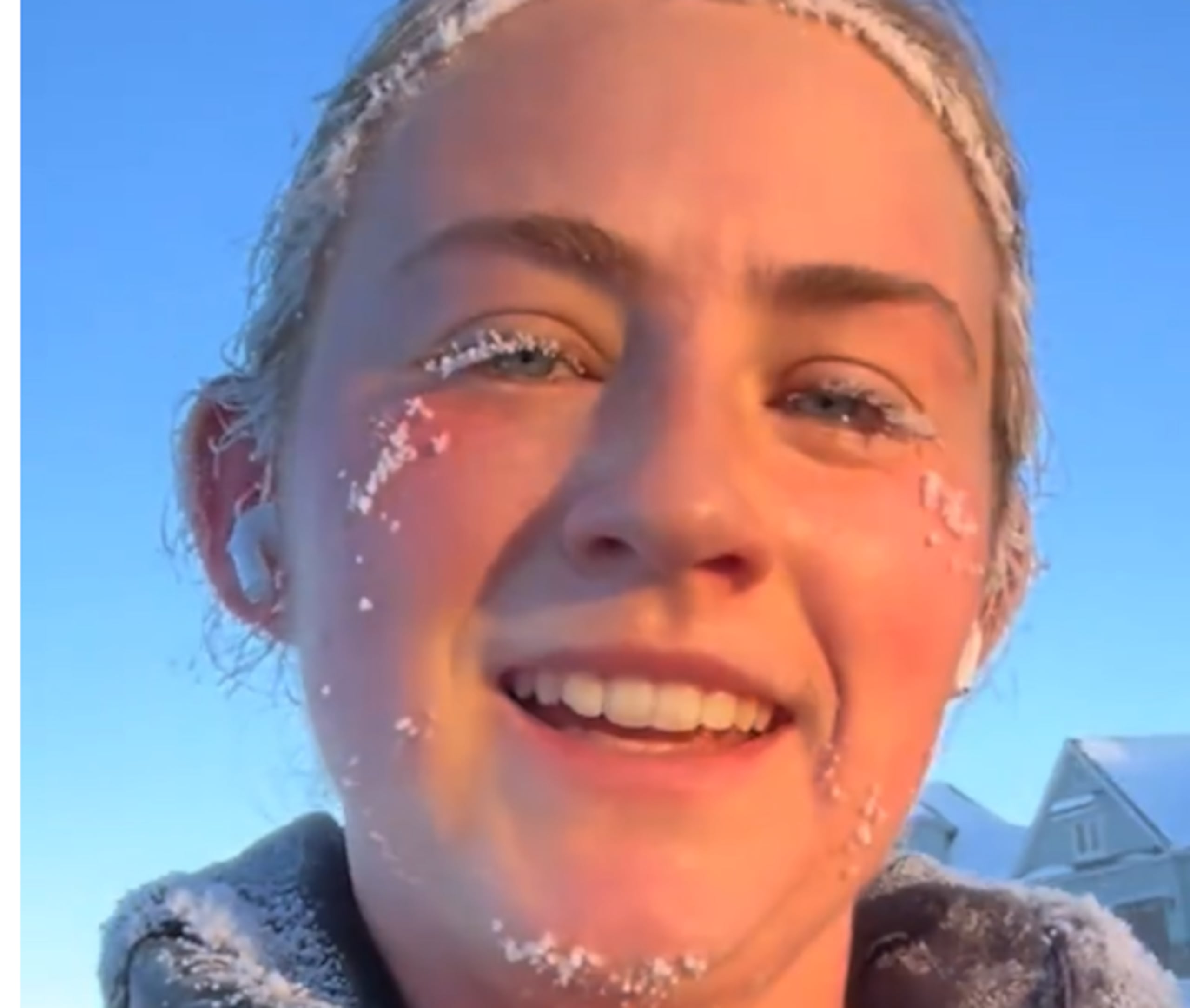 Olivia Eckels grabó su recorrido para TikTok