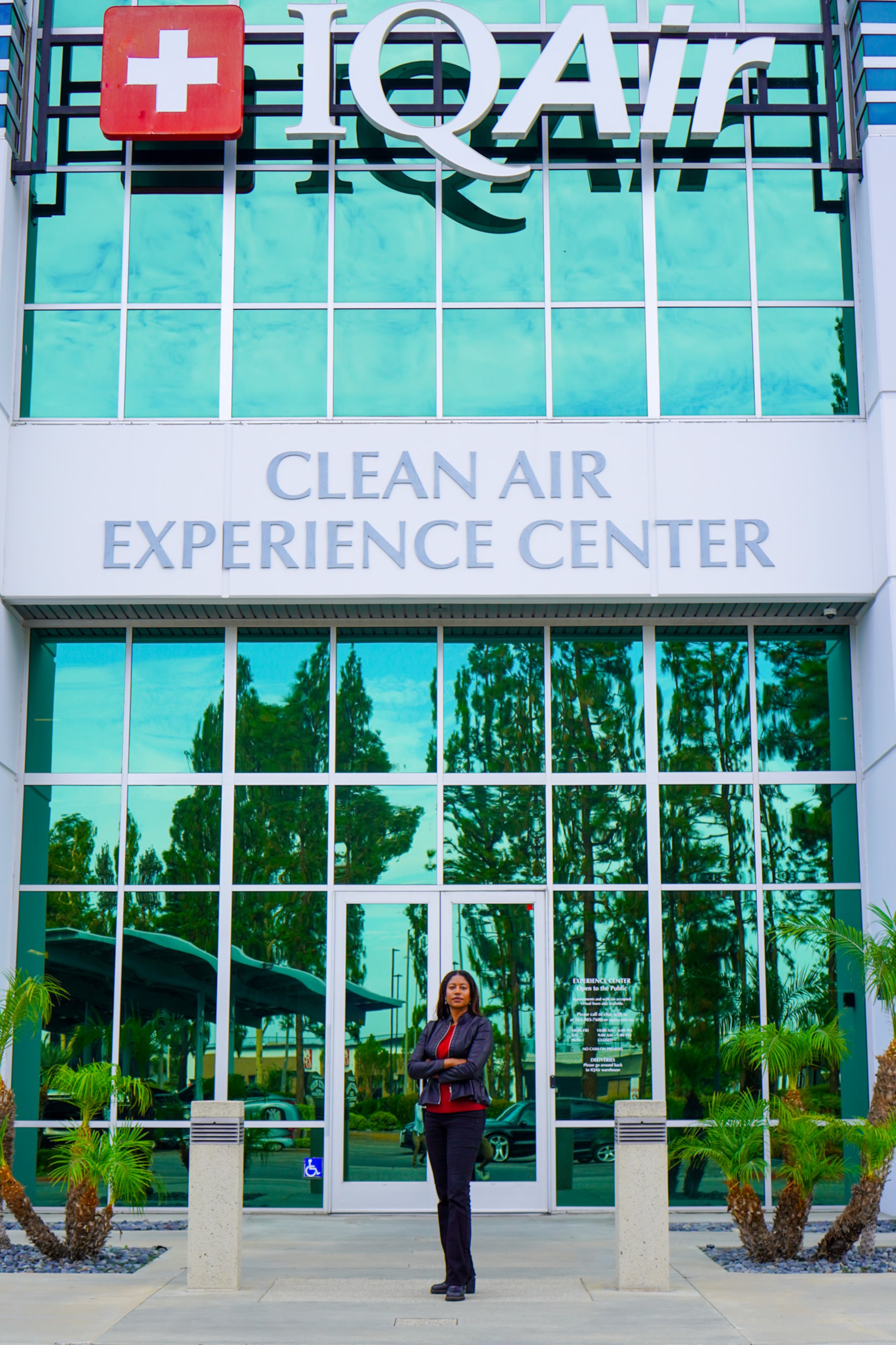 La directora ejecutiva de IQAir para Norteamérica, Glory Dolphin Hammes.