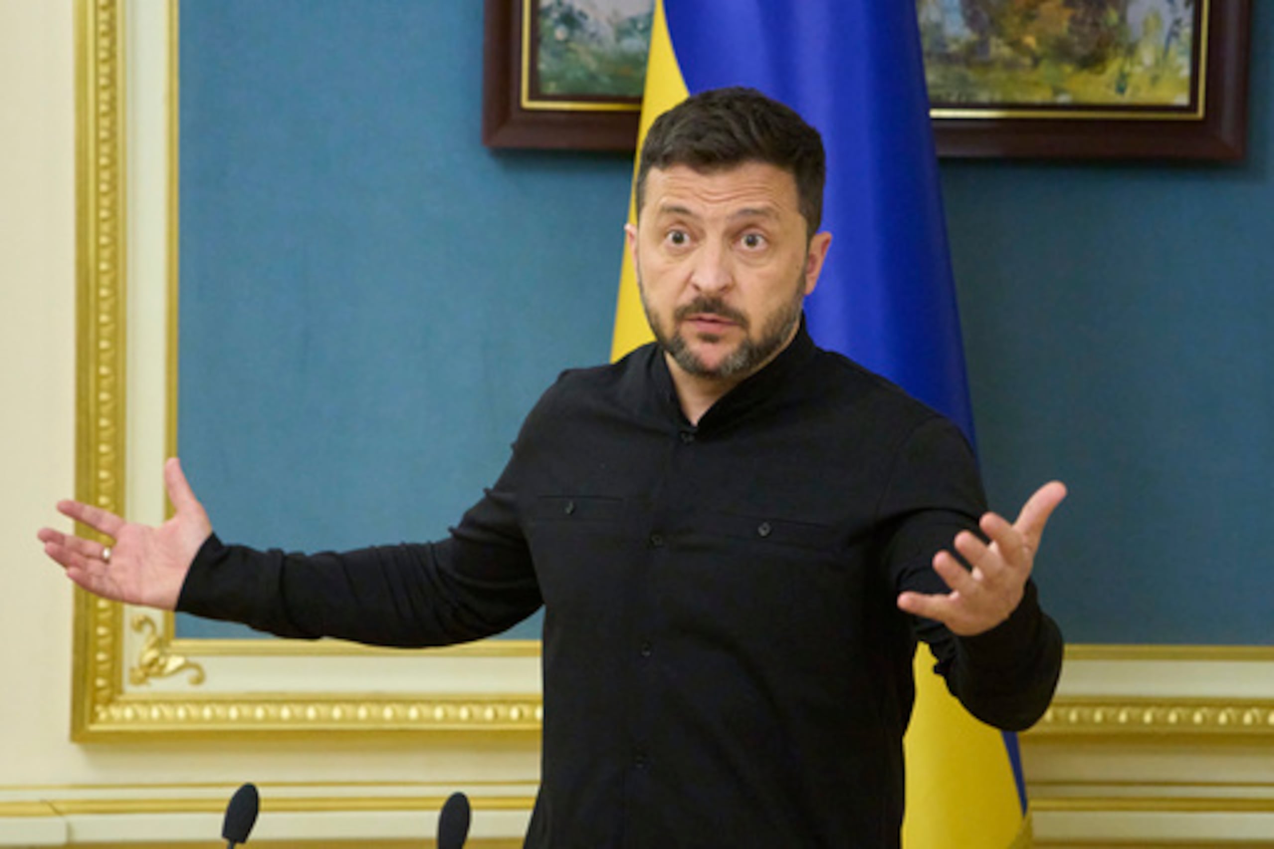 Zelenskyy dijo que Ucrania “no dará a Rusia ningún premio por lo que ha hecho” y que “los ucranianos no entregarán su tierra al ocupante”.