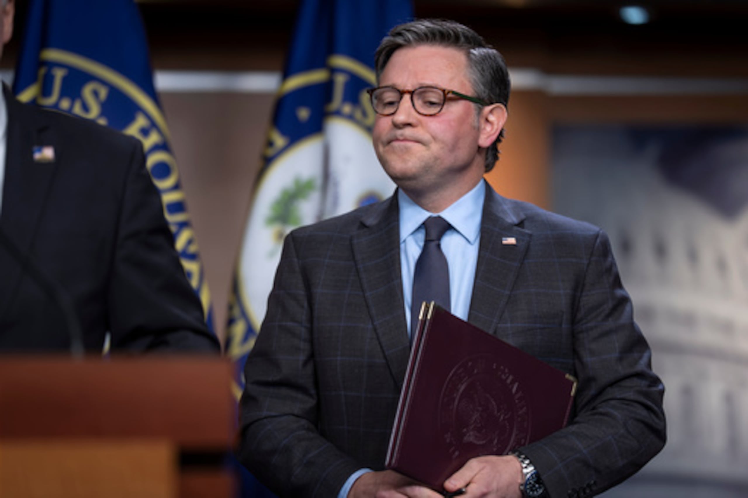 El presidente de la Cámara de Representantes, Mike Johnson.
