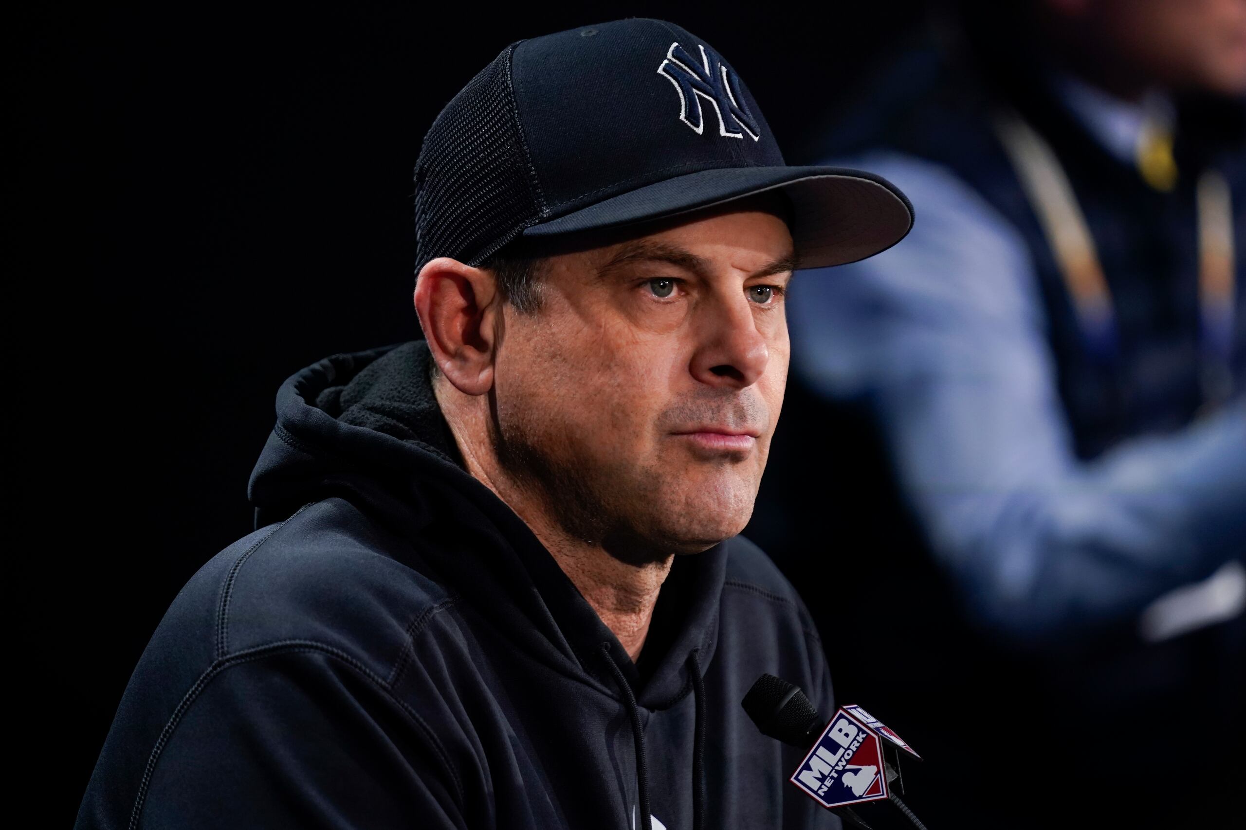 Brian Cashman dijo que es fanático de Aaron Boone y que los Yankees son privilegiados de poder contar con él como mánager.