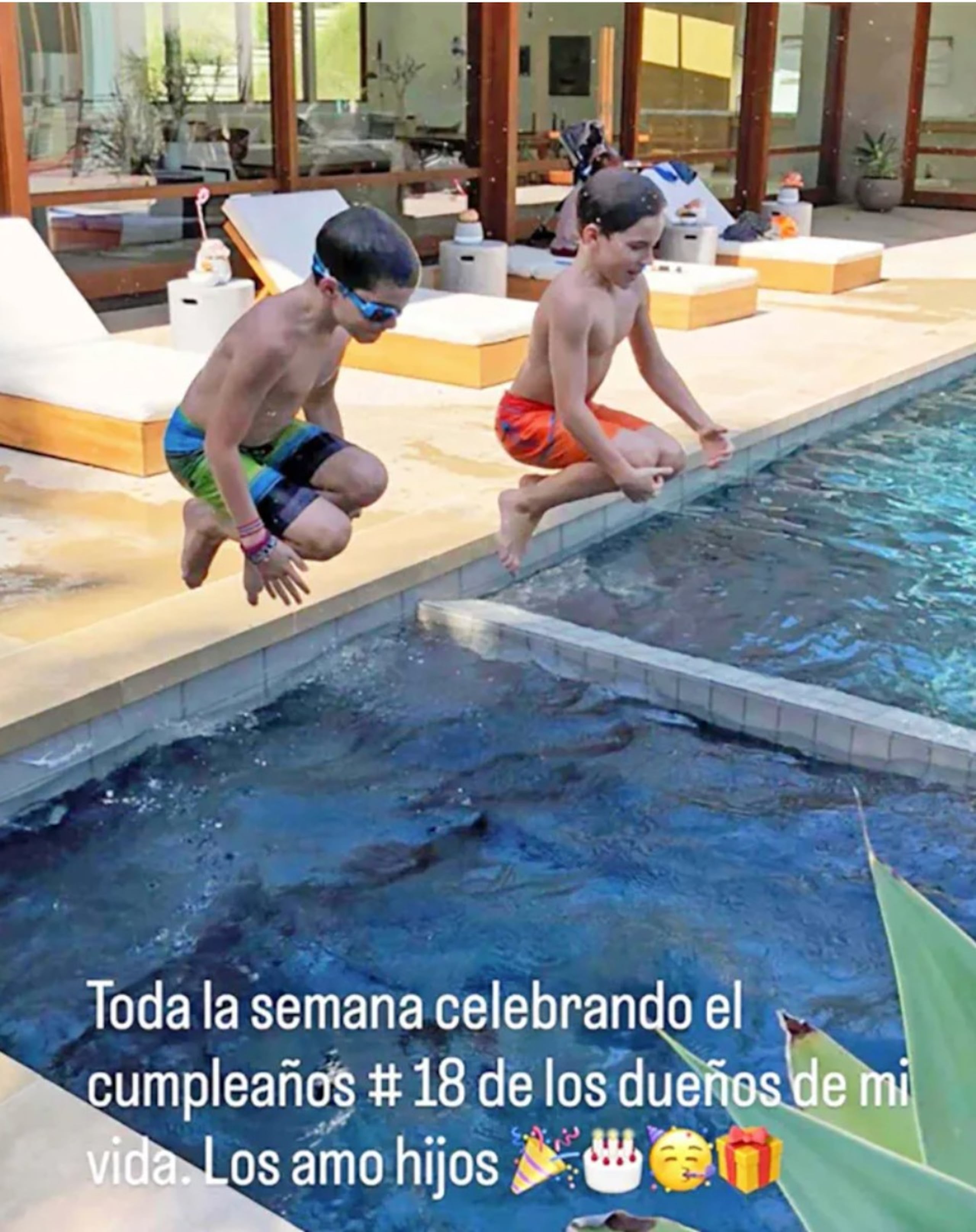 Gemelos de Ricky Martin.