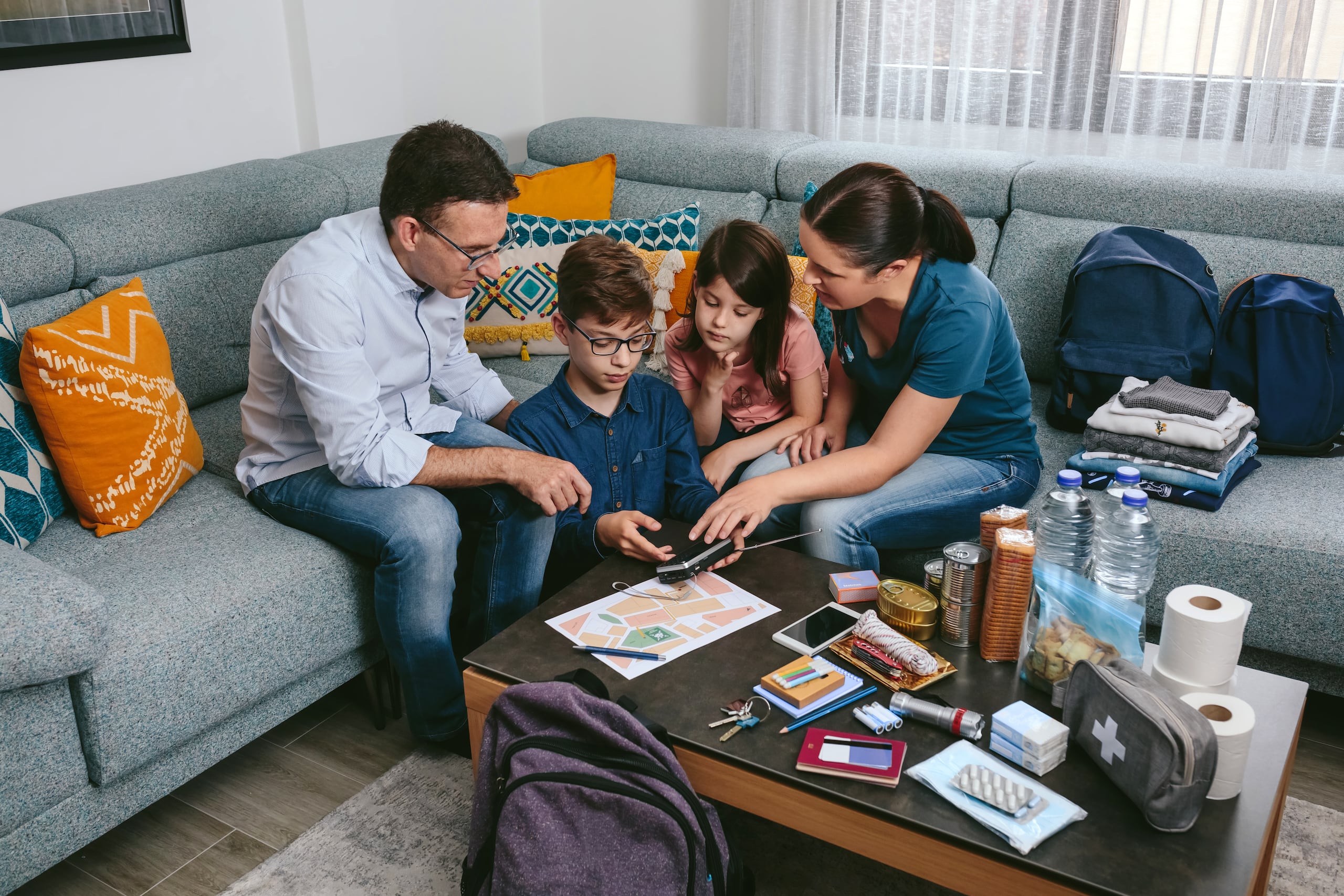 Es fundamental que luego de prepararlo, discutas el plan con todos los miembros de la familia.