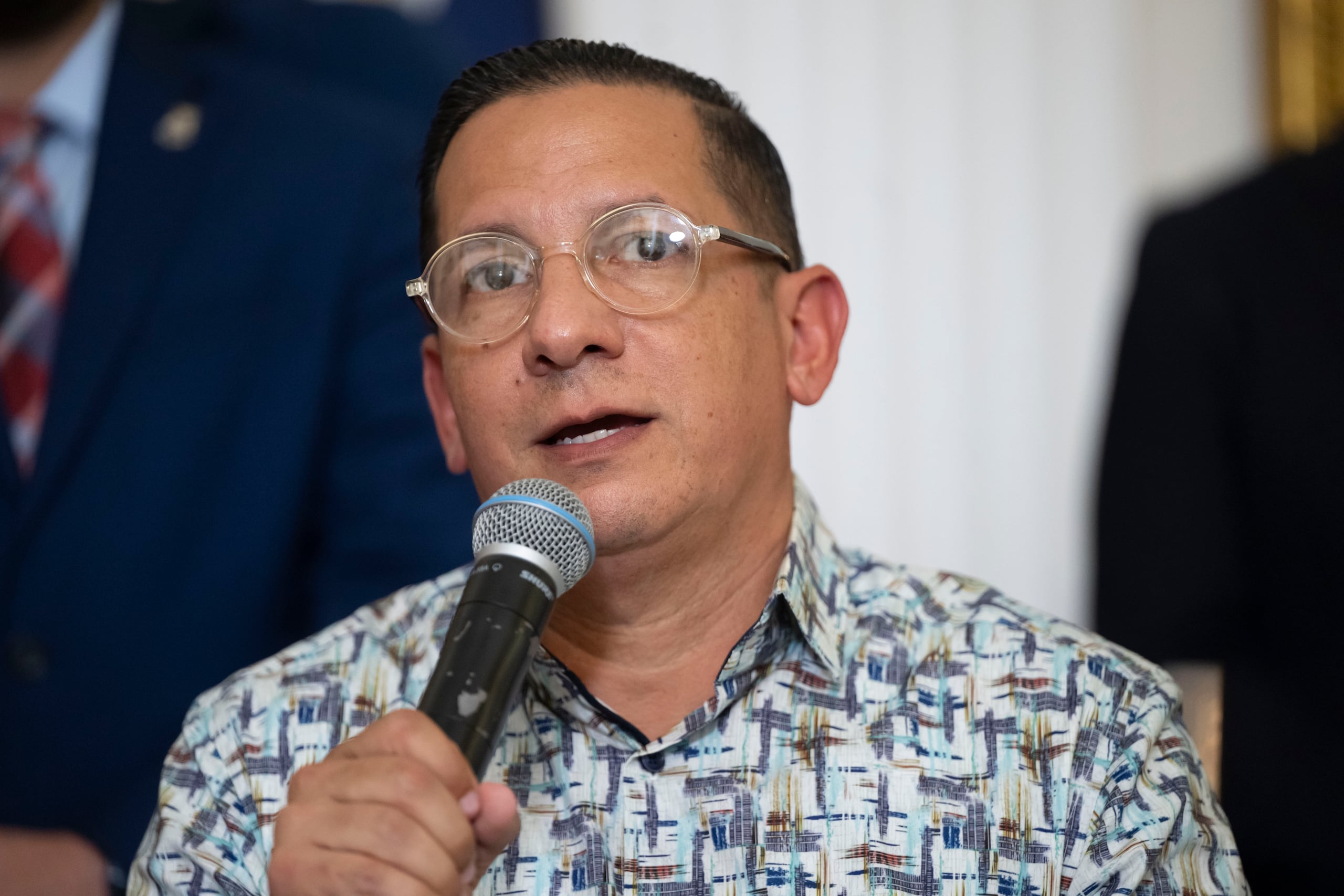 El alcalde de Toa Alta, Clemente “Chito” Agosto