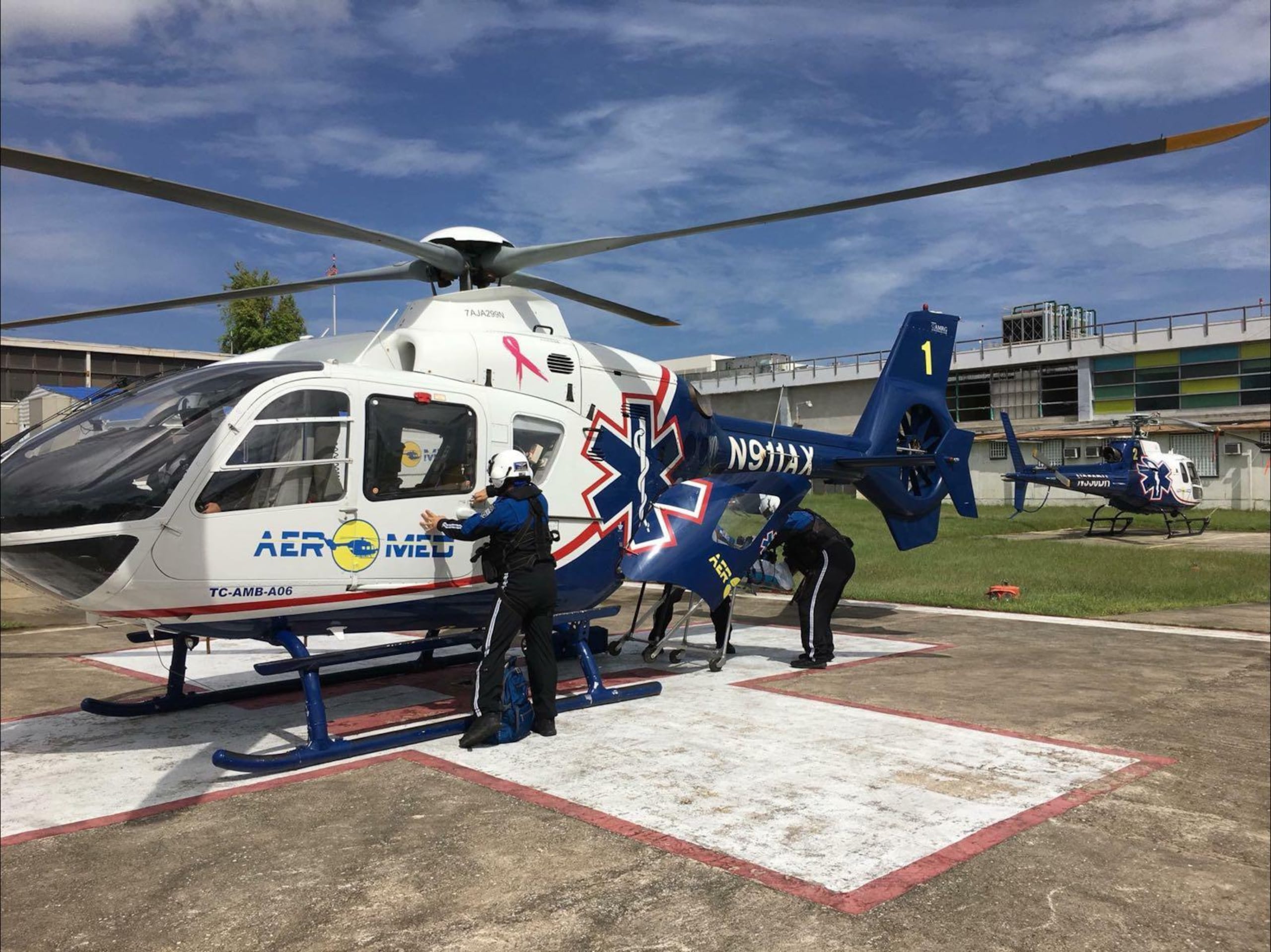 La empresa Aeromed, que en el pasado ha cancelado contratos con el gobierno por falta de pago, recibió las nuevas ofertas de servicio tras el paso de los huracanes Irma y María por el Caribe. (Suministrada)