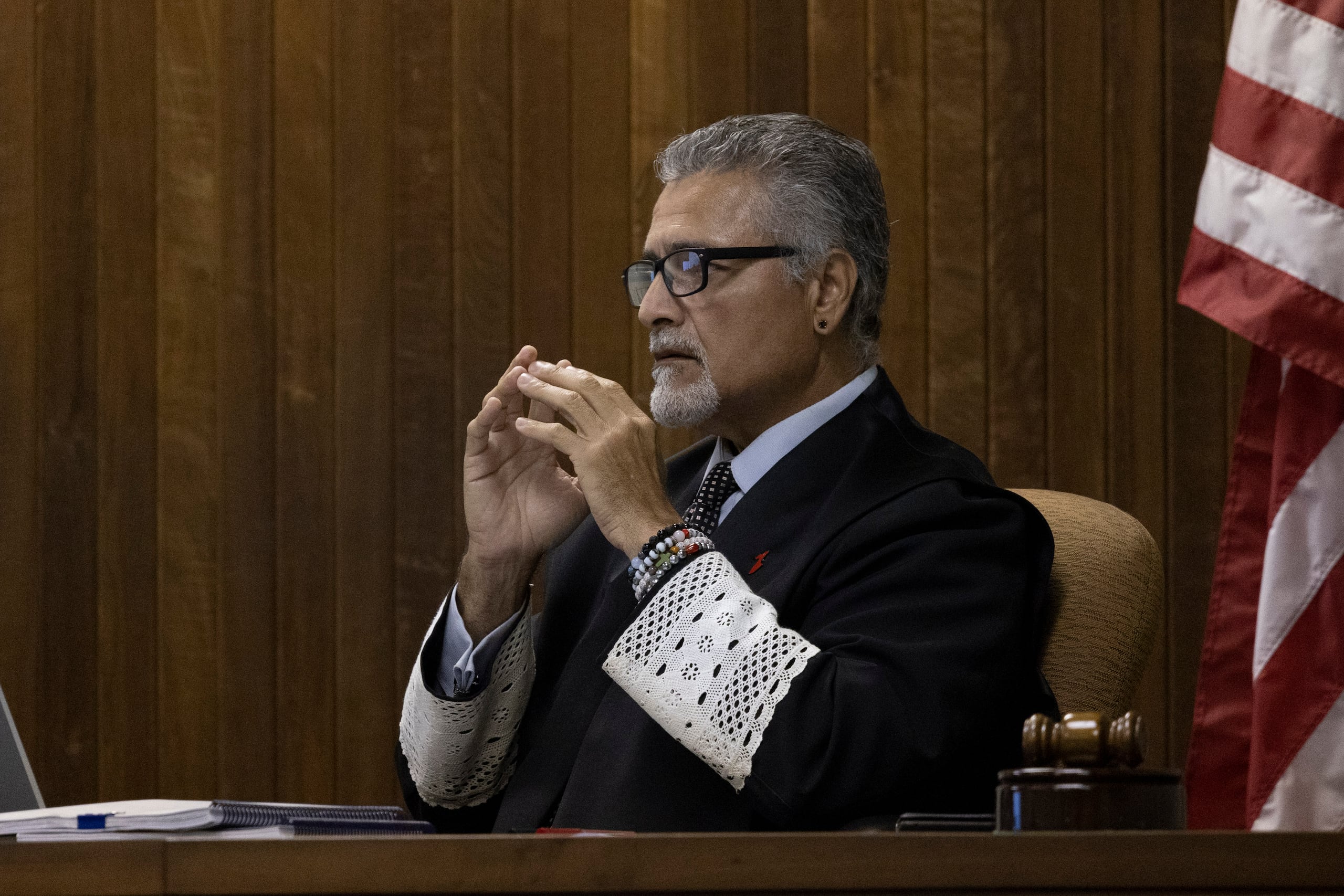 En la foto, el juez Anthony Cuevas.