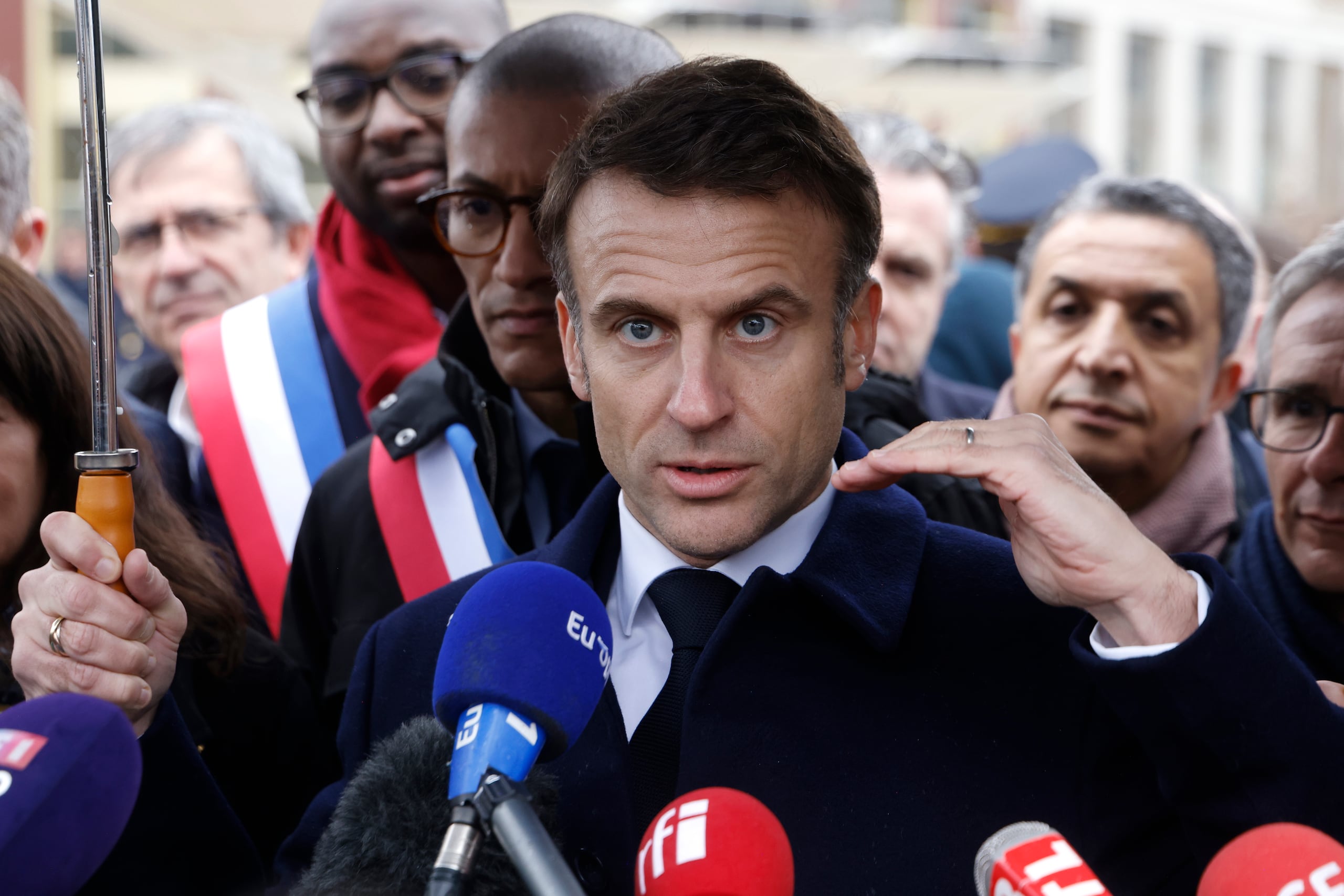 El presidente de Francia, Emmanuel Macron
