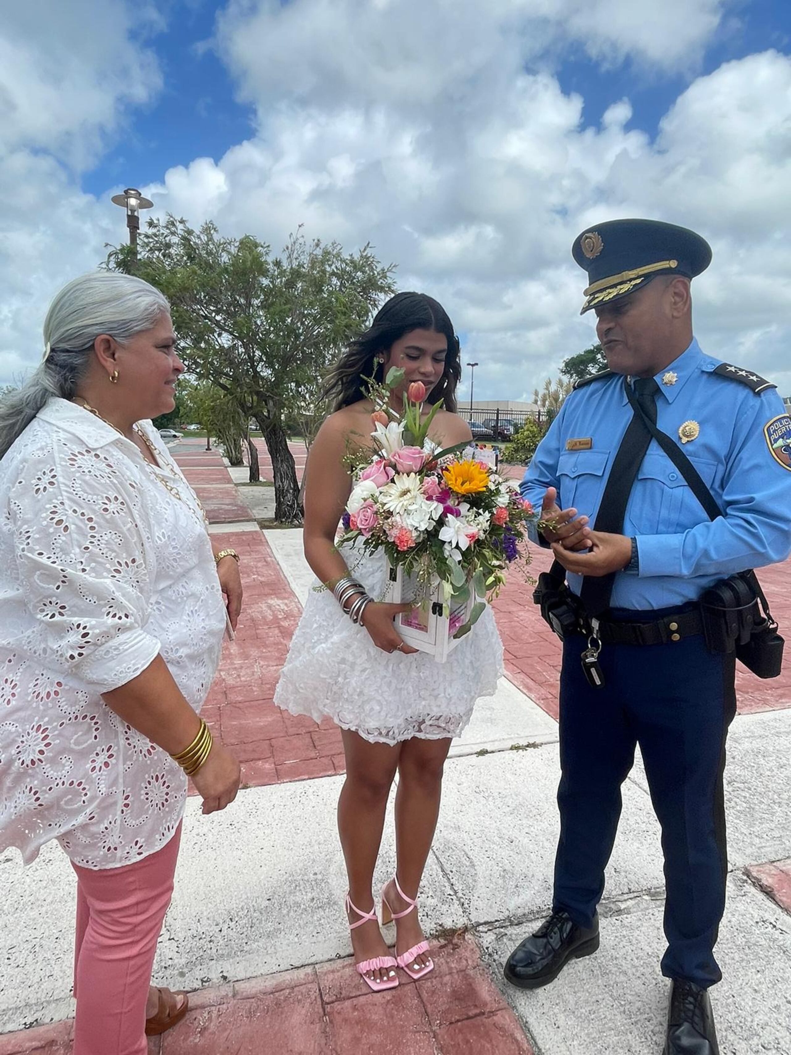 Zullyvette Meléndez Vilá se expresó agradecida y emocionada con el detalle.