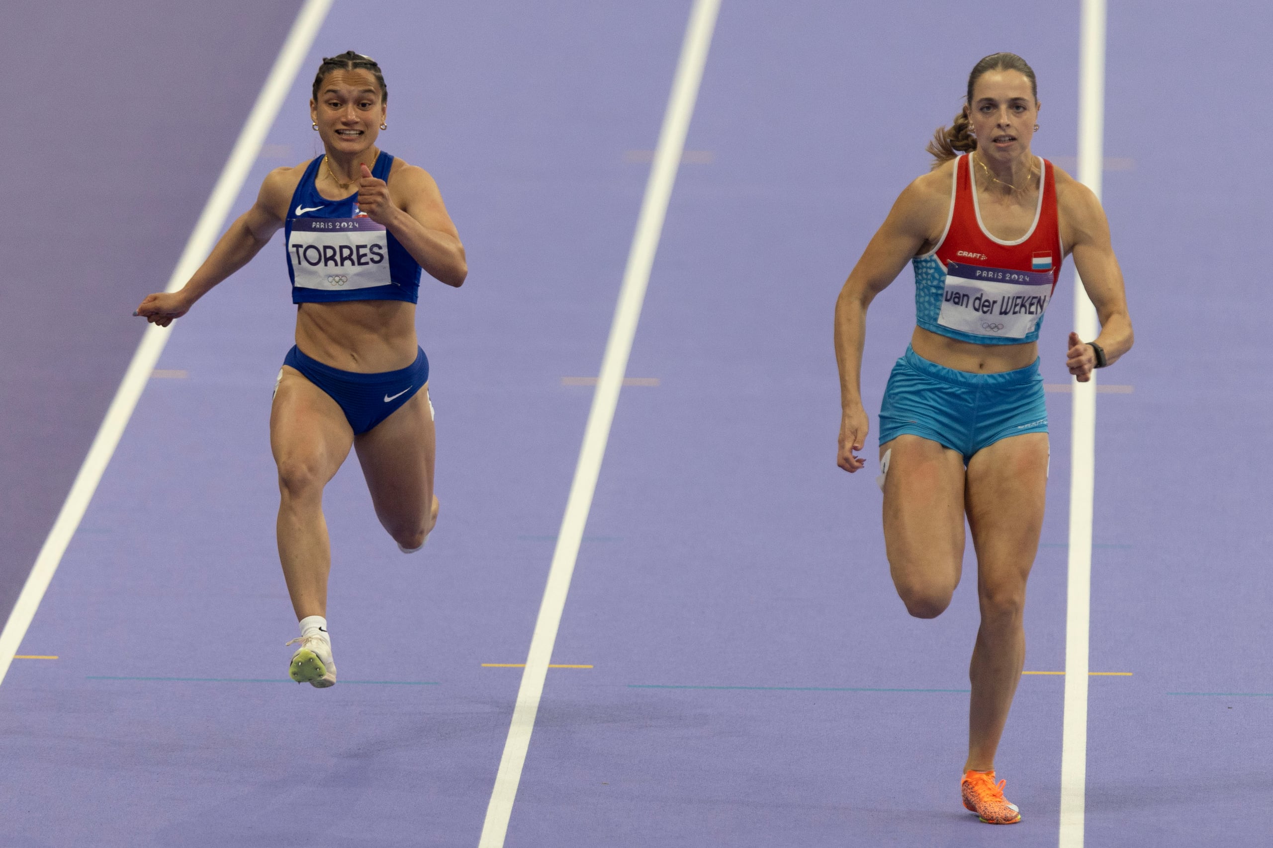 Gladymar Torres venía de establecer el viernes una marca nacional de 11.12 segundos.