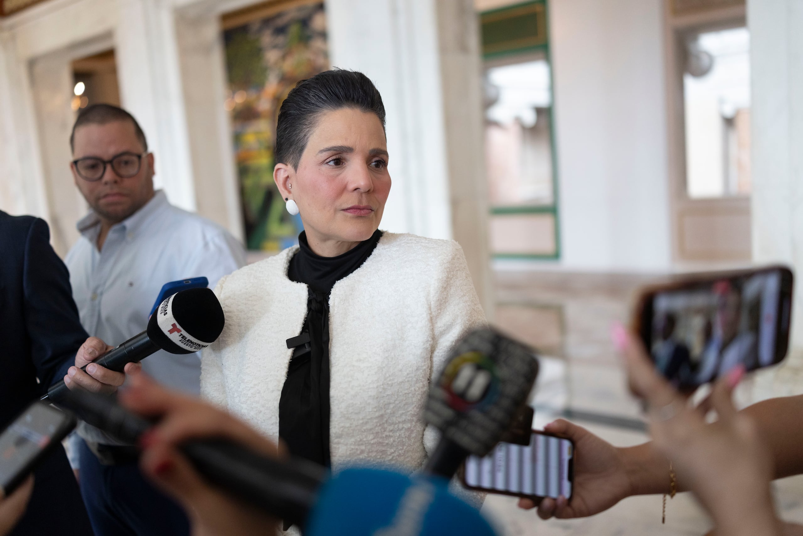 La secretaria designada del Departamento de Justicia, Janet Parra.