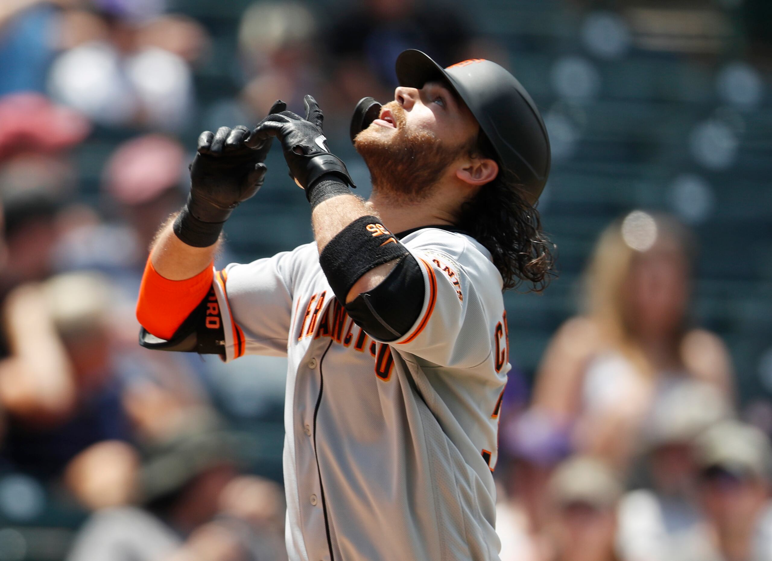 Brandon Crawford ha sido ganador del Guante de Oro en cuatro ocasiones y ha sido campeón de la Serie Mundial en dos.