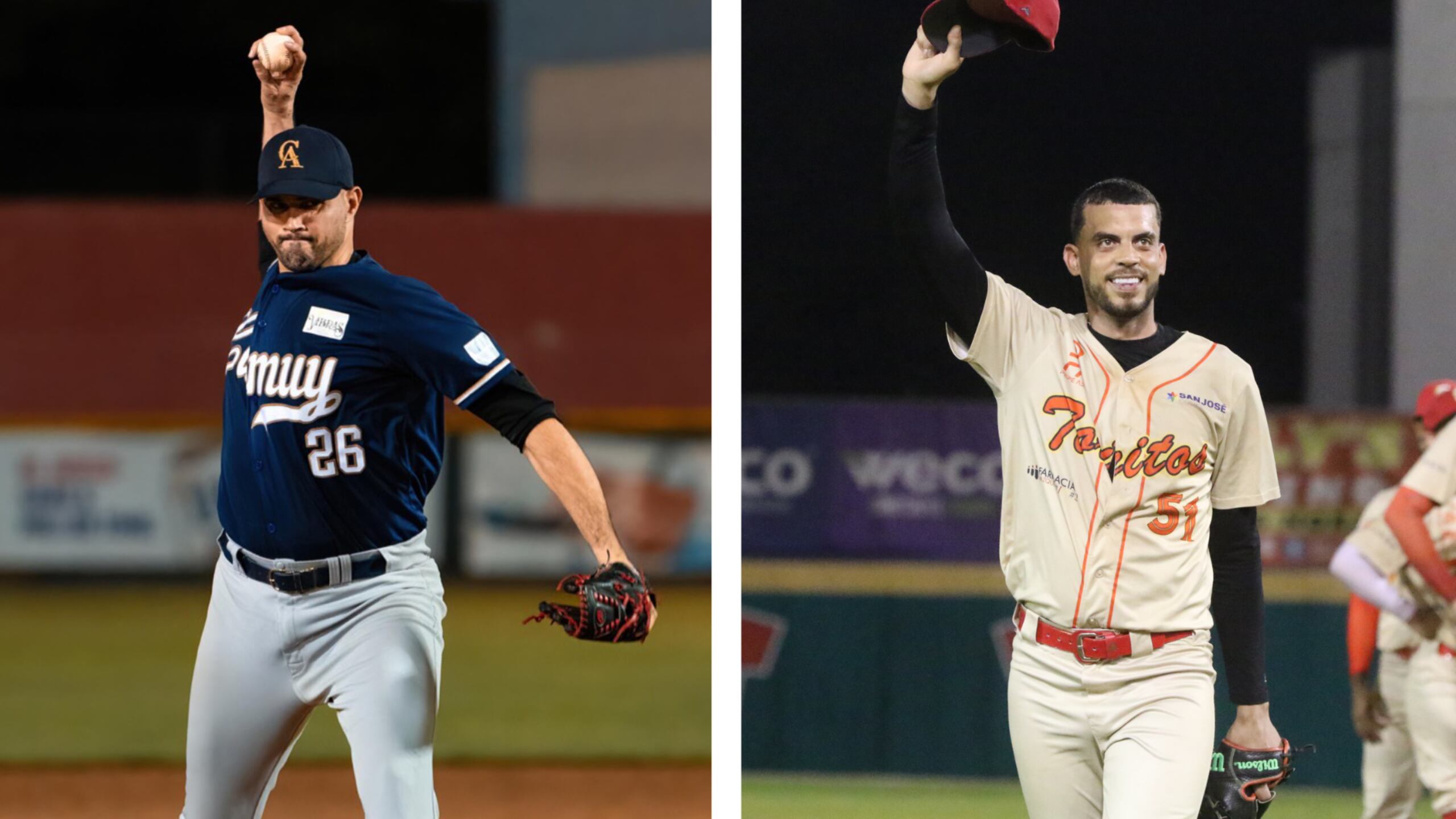 Los lanzadores Fernando (izquierda) y Freddie Cabrera abrirán la serie final de la Liga de Béisbol Superior Doble A.