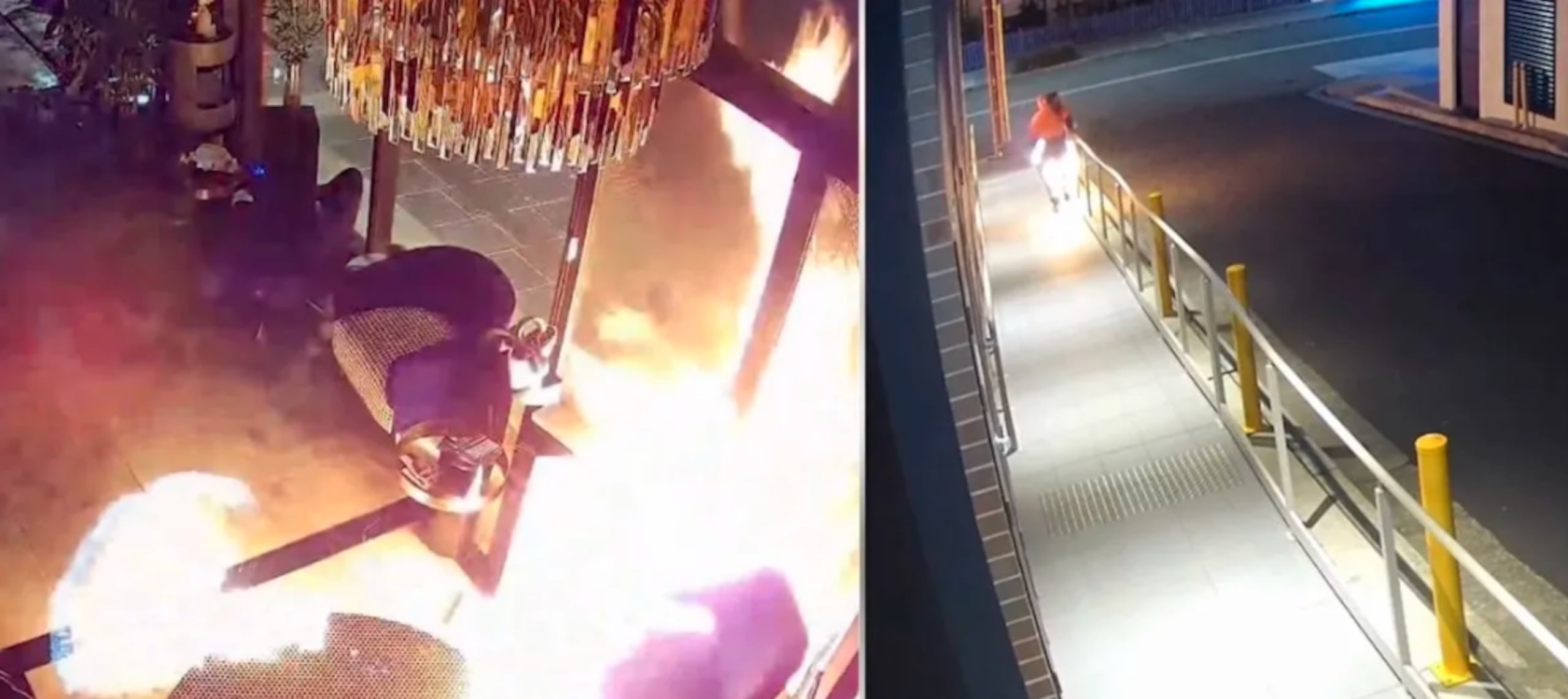 El hombre intentó prender fuego en un salón de belleza en Australia.