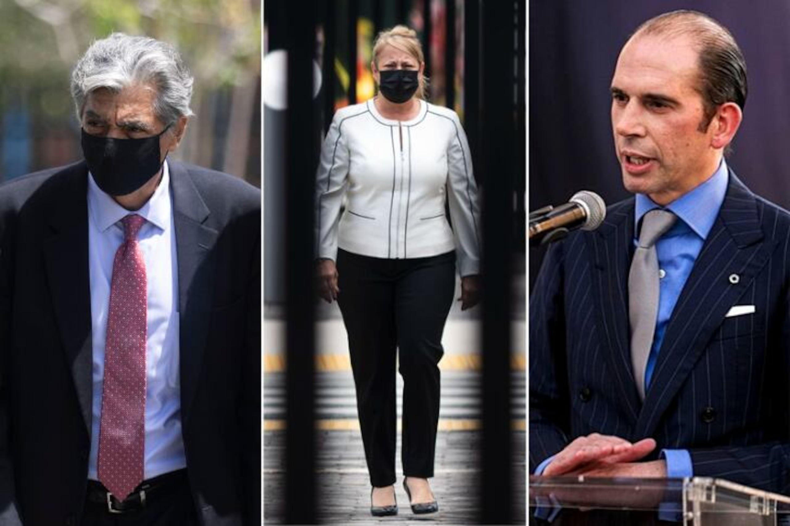 From left to right: Mark Rossini, Wanda Vázquez Garced and Julio Herrera Velutini.