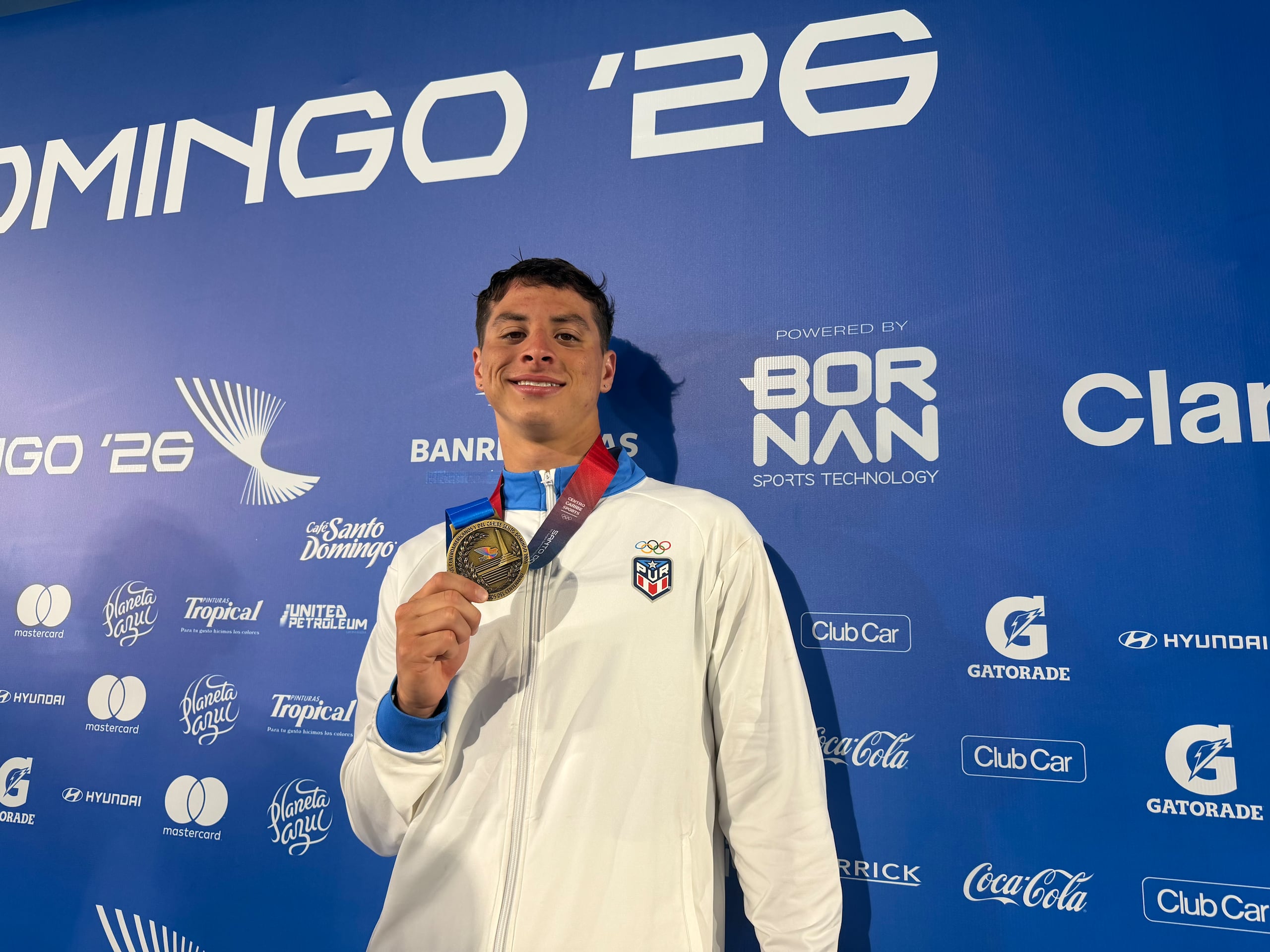 Xavier Ruiz le dio al equipo boricua de natación la sexta presea de oro en estos Juegos. Es su segundo metal dorado.