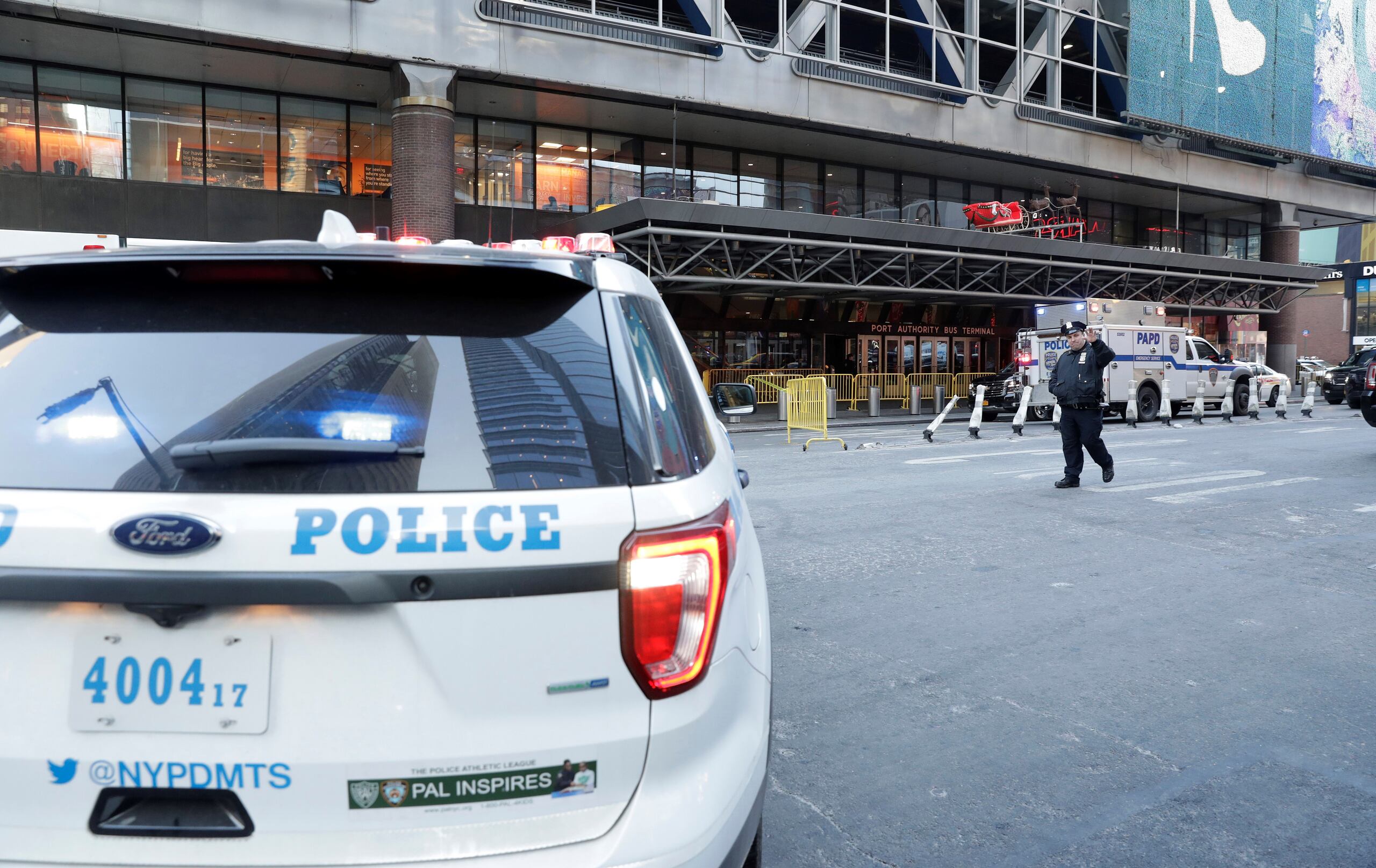 La Policía de Nueva York atendió el asunto.