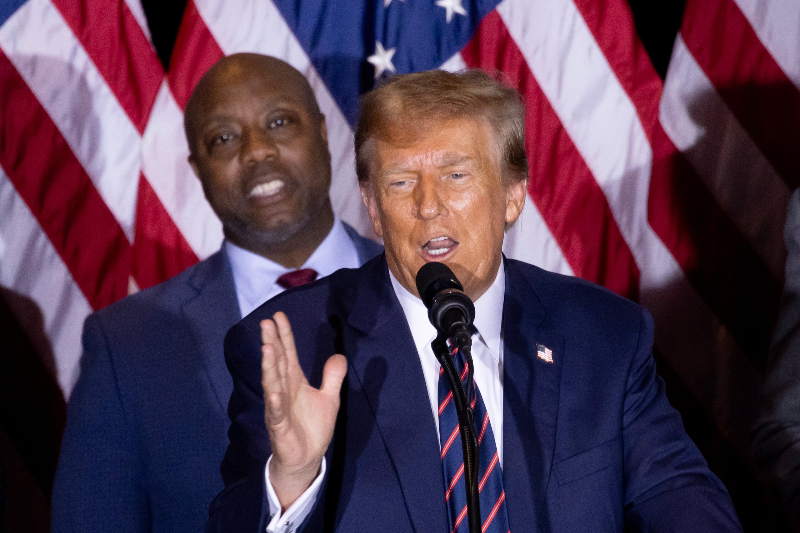 Durante un evento en Carolina del Sur, Trump se deshizo en halagos hacia el senador, que representa precisamente a ese estado sureño en el Congreso.