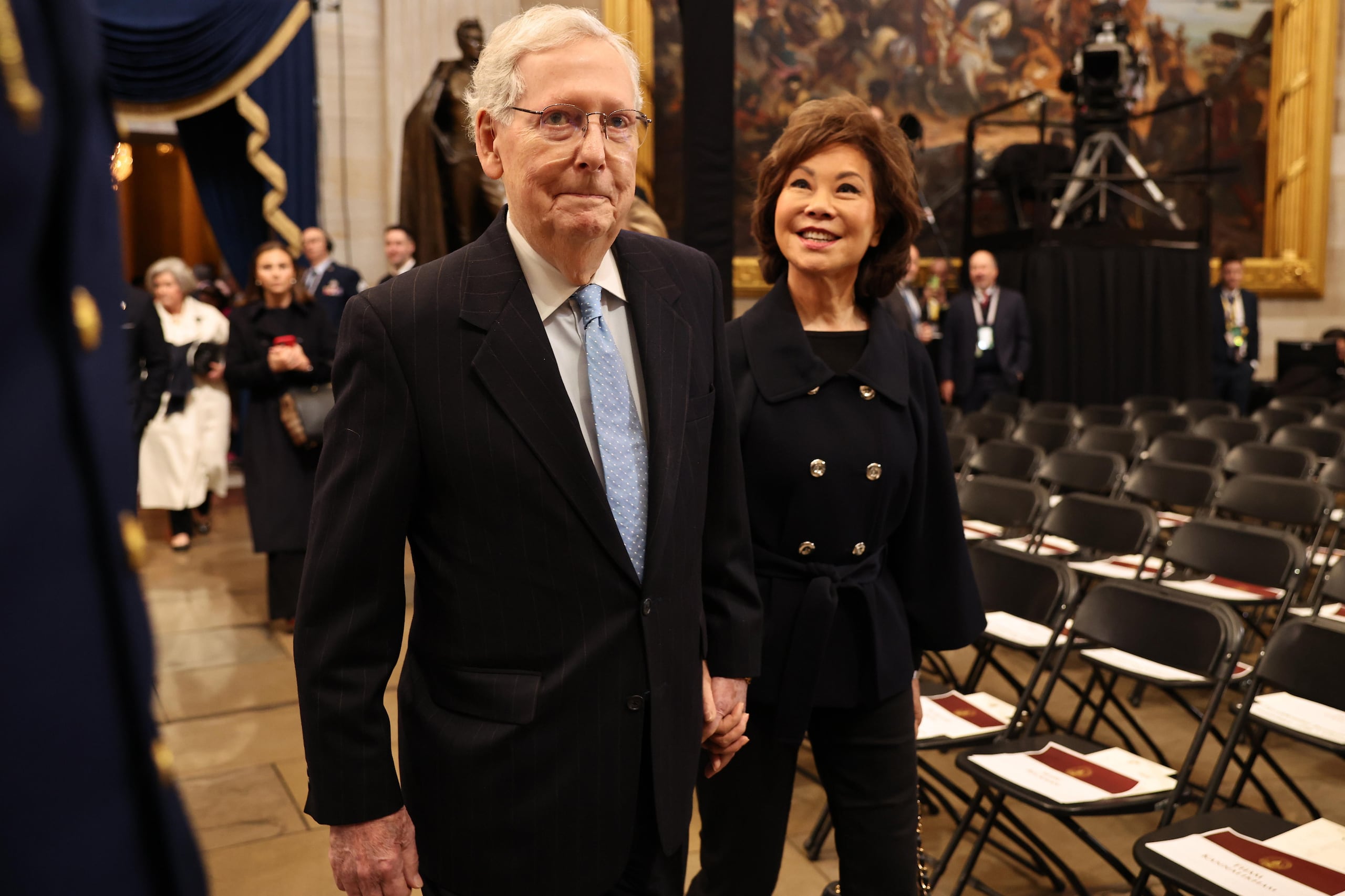 McConnell anunció en febrero de 2024 que después de las elecciones presidenciales del pasado noviembre iba a dejar su cargo al frente de los republicanos en la Cámara Alta.