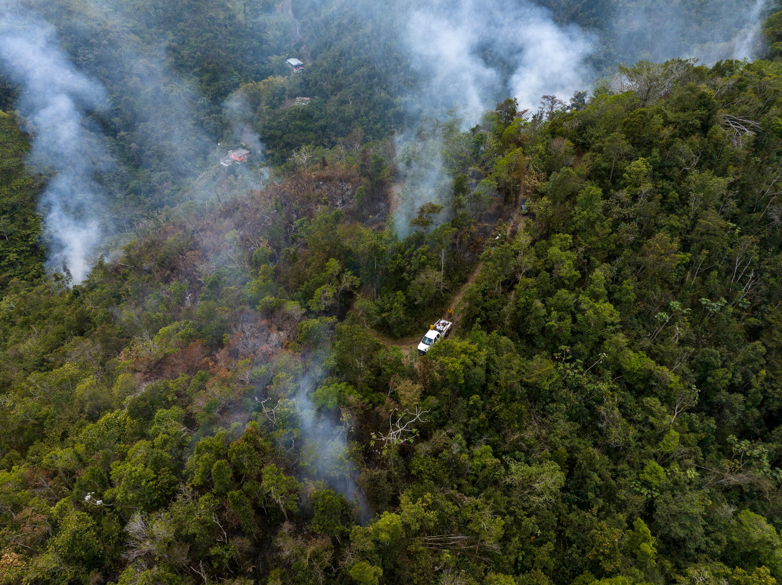 Hacen llamado a no tirar colillas a la carretera o no iniciar ningún fuego en zonas secas, ya que pudiese propagarse. (Archivo)