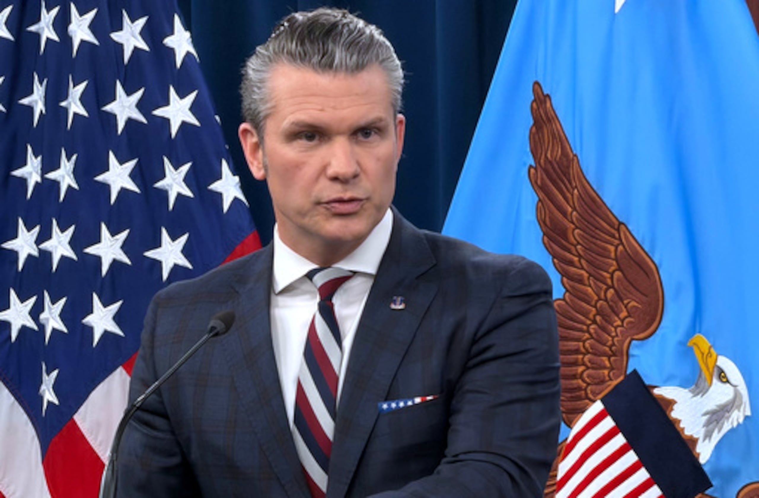 El secretario de Defensa, Pete Hegseth.