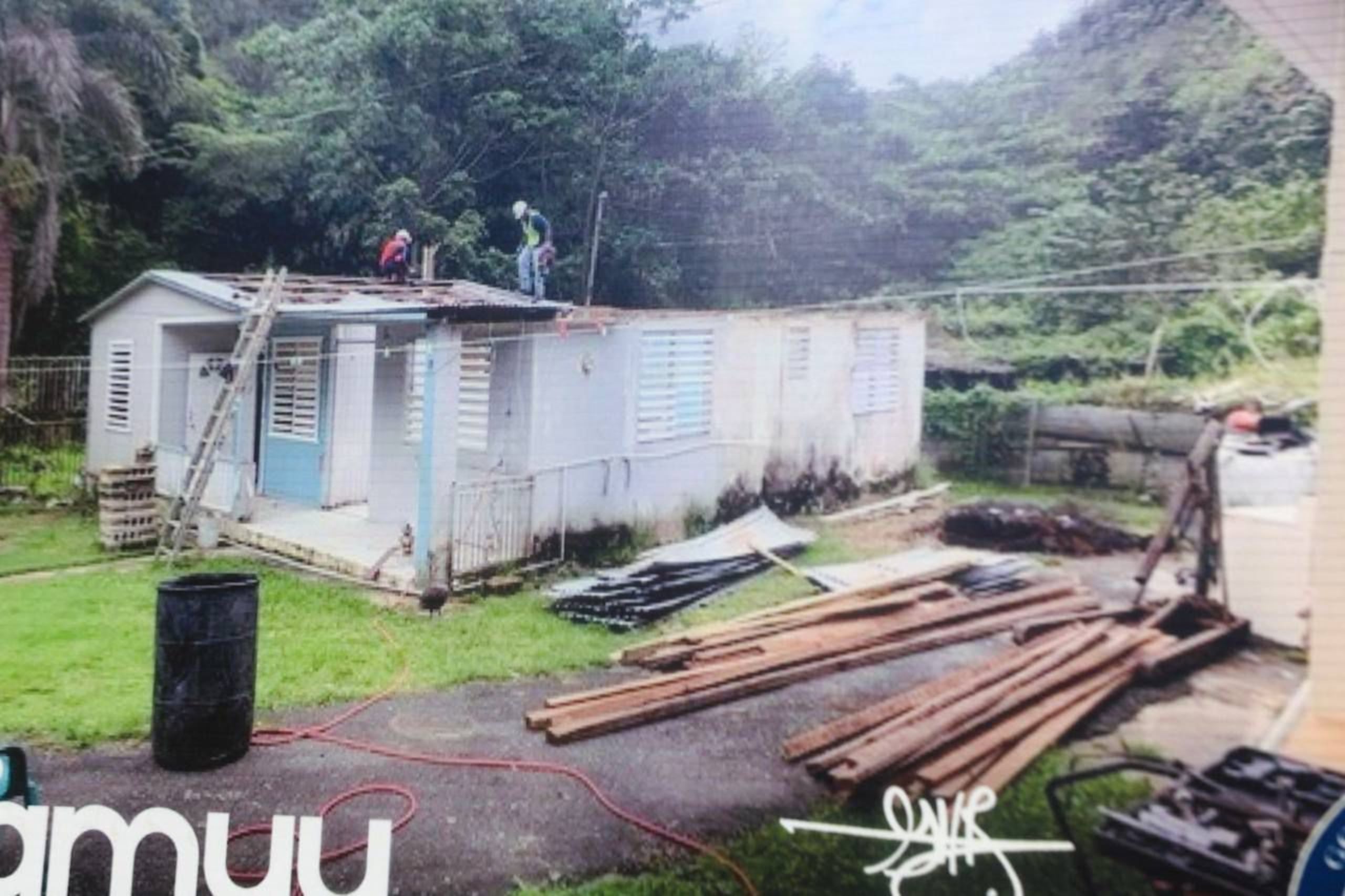 Así estaba una de las casas antes de su reconstrucción.