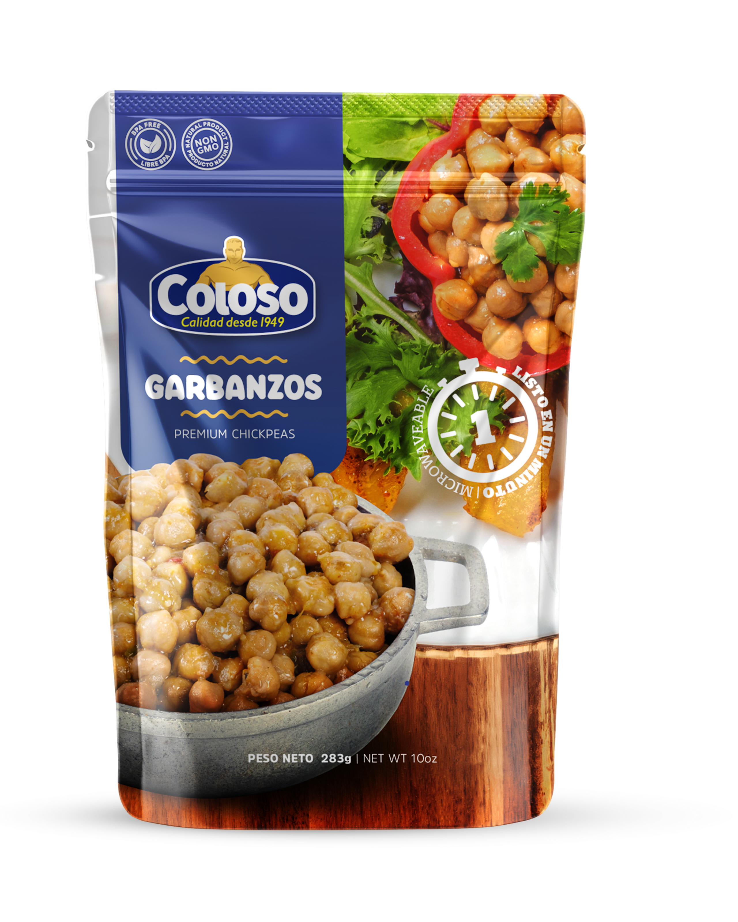 Los nuevos “pouches” de granos Coloso vienen en variedad de deliciosas opciones.