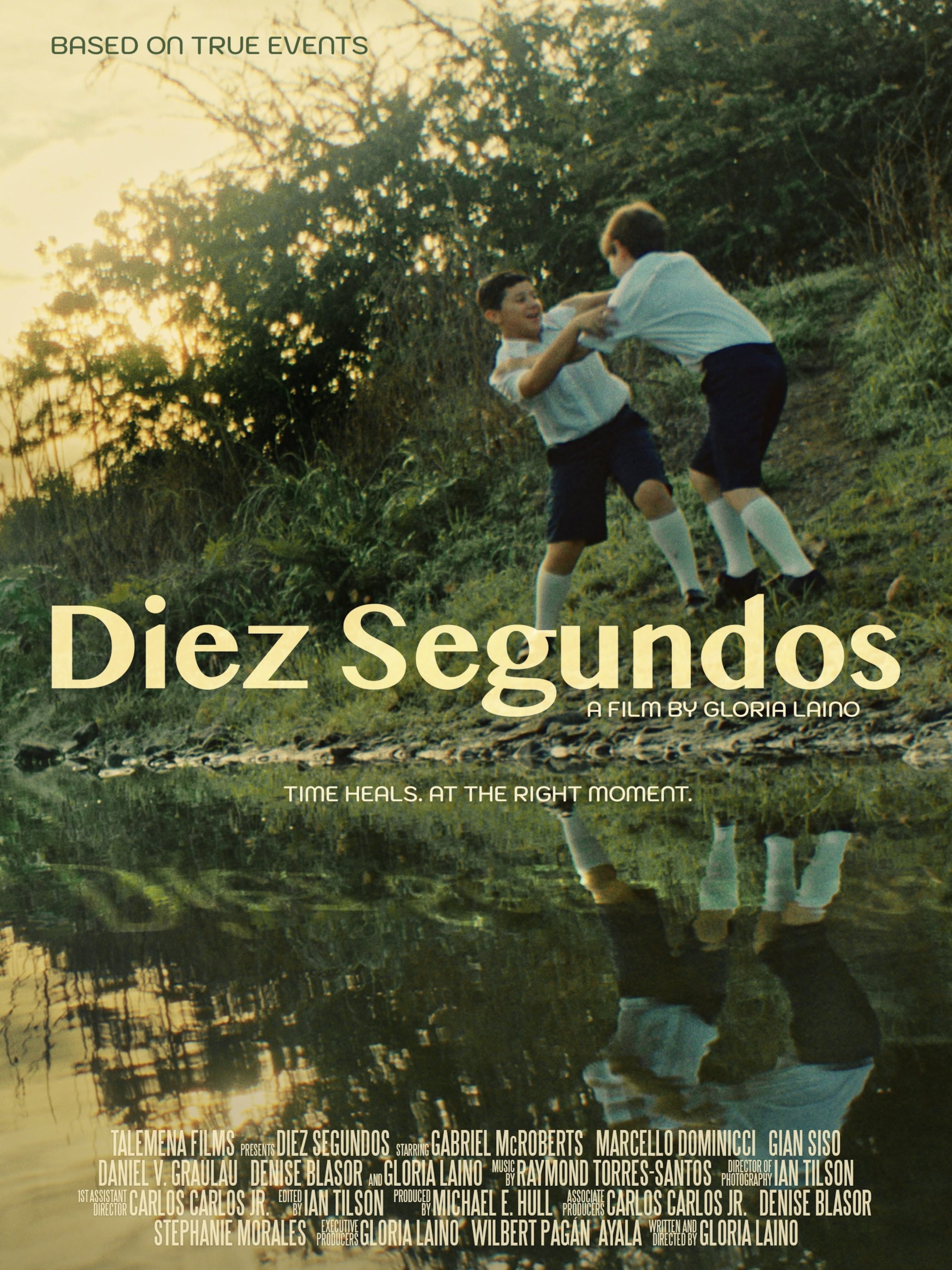 Afiche del cortometraje "Diez segundos".