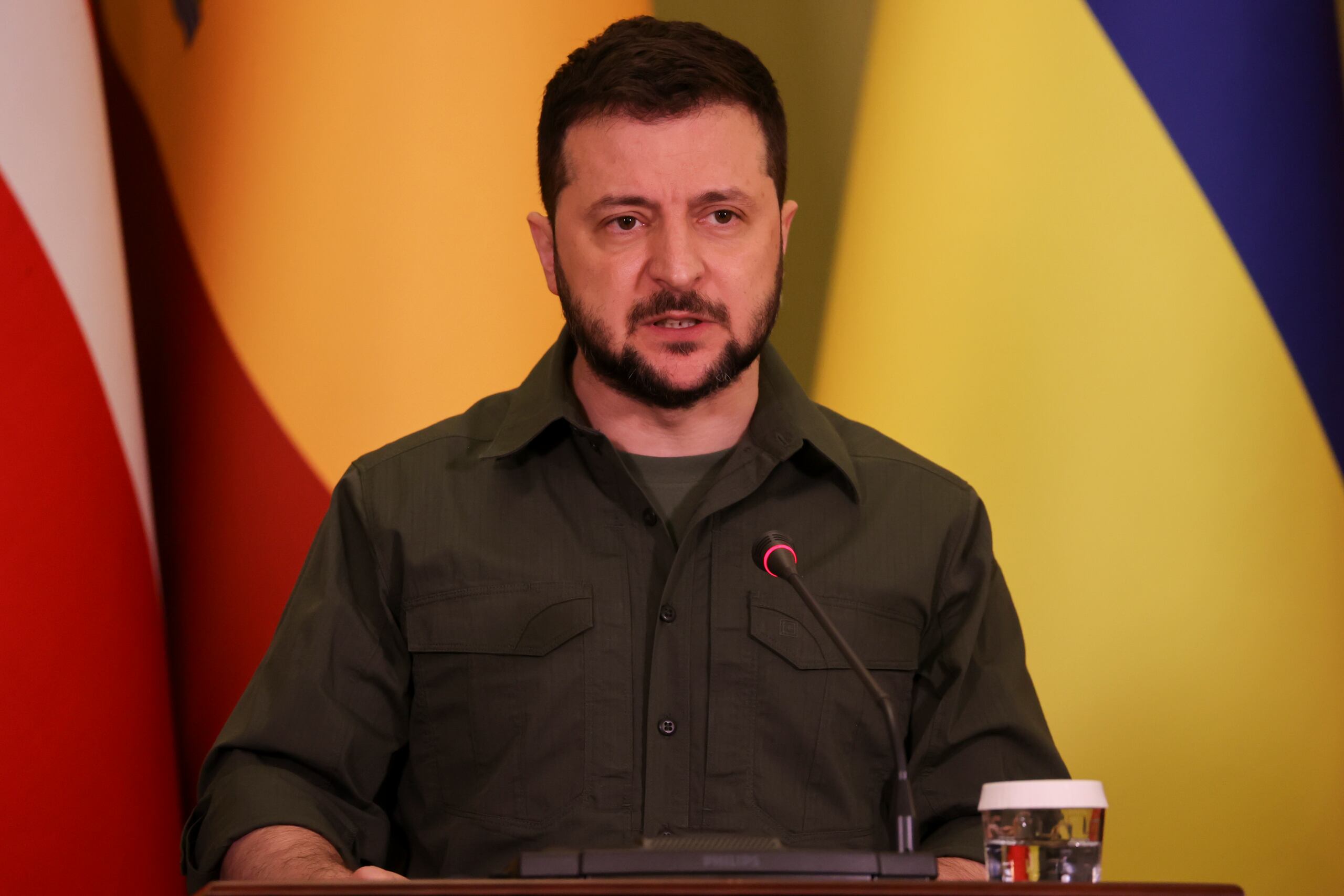 El presidente de Ucrania, Volodymyr Zelensky. (EFE/ Miguel Gutiérrez)