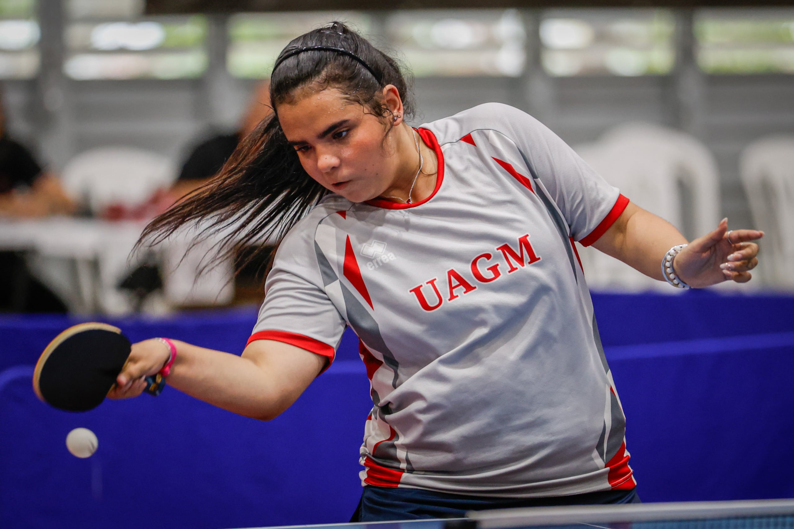 El equipo de tenis de mesa de la UAGM tiene entre sus jugadoras a Fabiola Díaz.