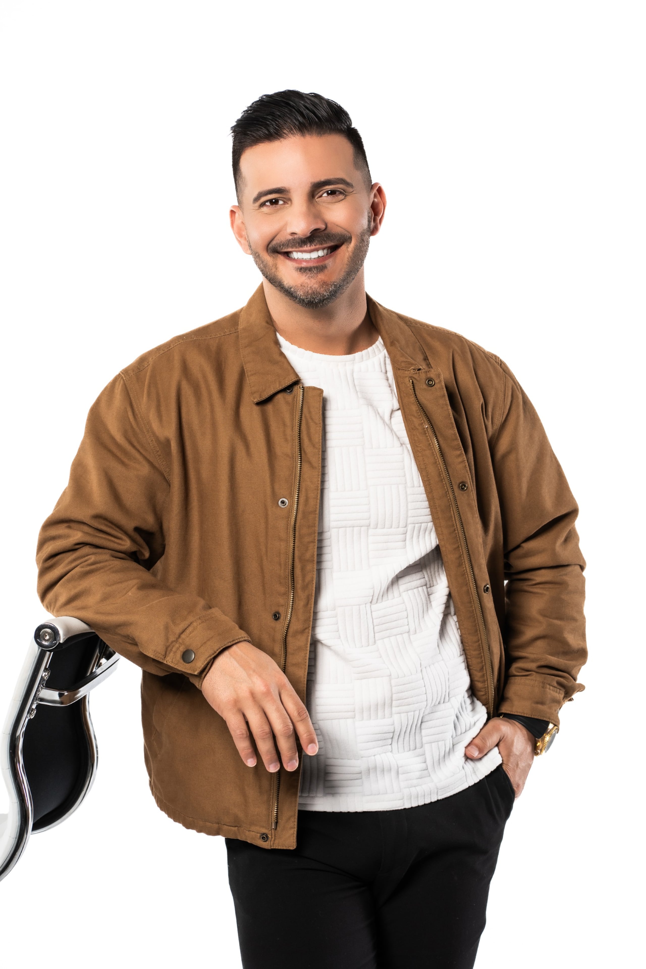 Exconcursante de Objetivo Fama, Javier Baerga, quien ahora es pastor en Orlando, Florida.
