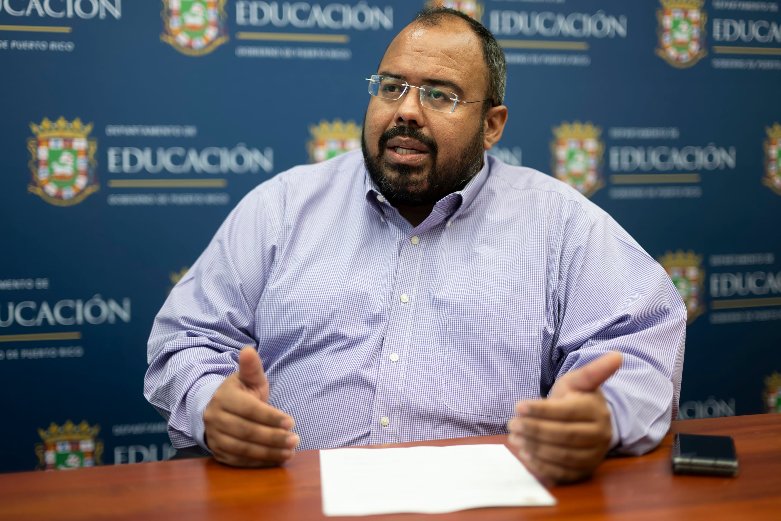 Eliezer Ramos Parés, secretario del Departamento de Educación.