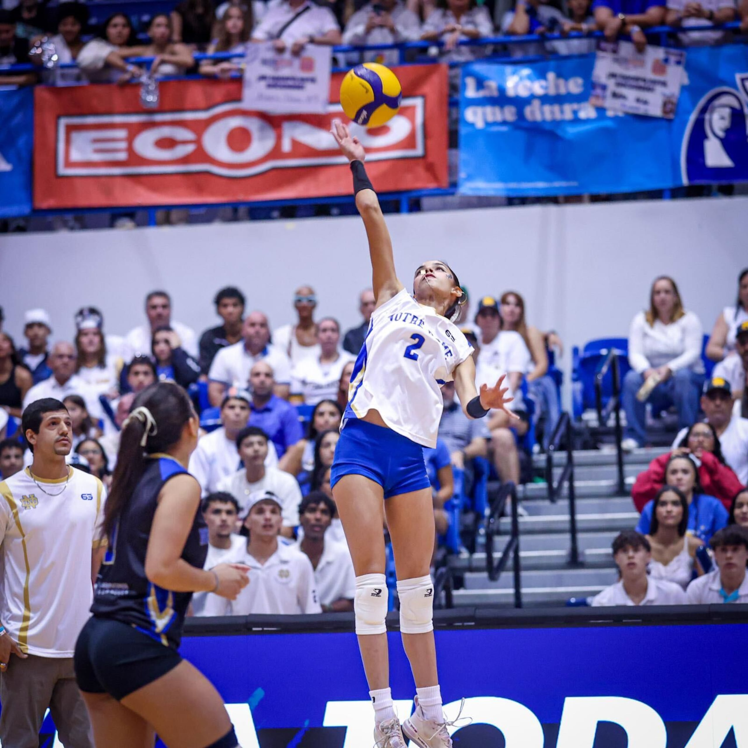 Daiangelie González, del Colegio Notre Dame, durante la final de la Copa Buzzer Beater.