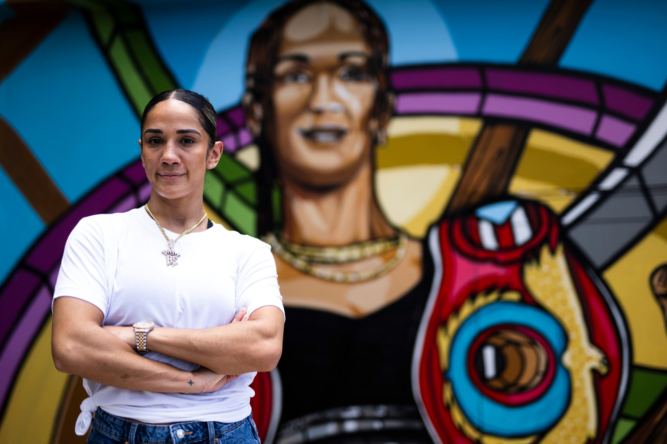 Amanda Serrano estableció su centro de entrenamiento para esta pelea en Puerto Rico.