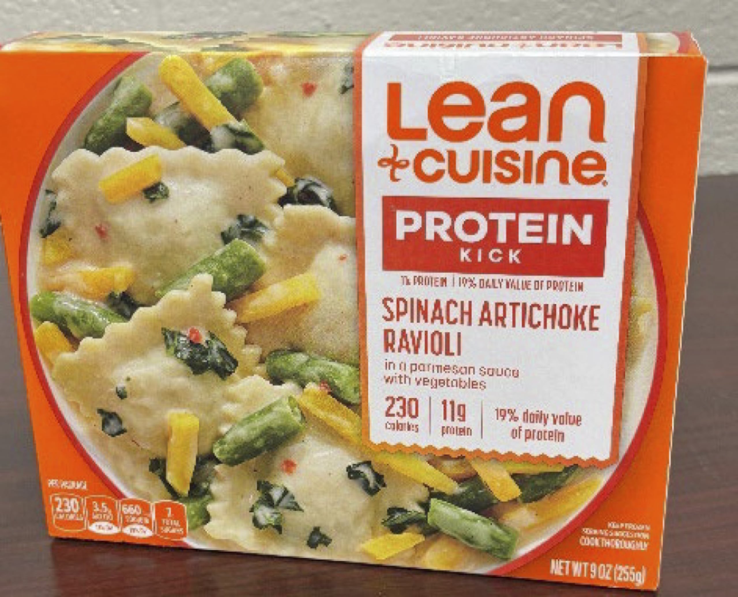 El recogido incluye las marcas  Lean Cuisine Butternut Squash Ravioli, Lean Cuisine Spinach Artichoke Ravioli, Lean Cuisine Lemon Garlic Shrimp Stir Fry y Stouffer's Party Size Chicken Lasagna.