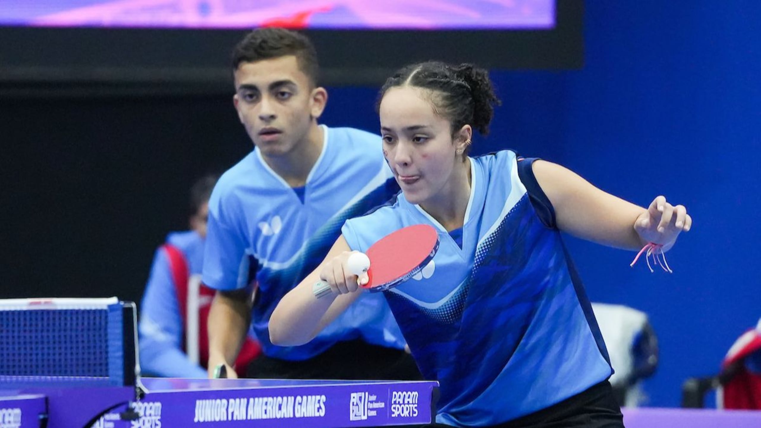 Steven Moreno y Edmarie León disputaron una semifinal de alto voltaje ante los venezolanos Dakota Ferrer y Carlos Ríos.
Suministrada / Copur / Straffon Images /