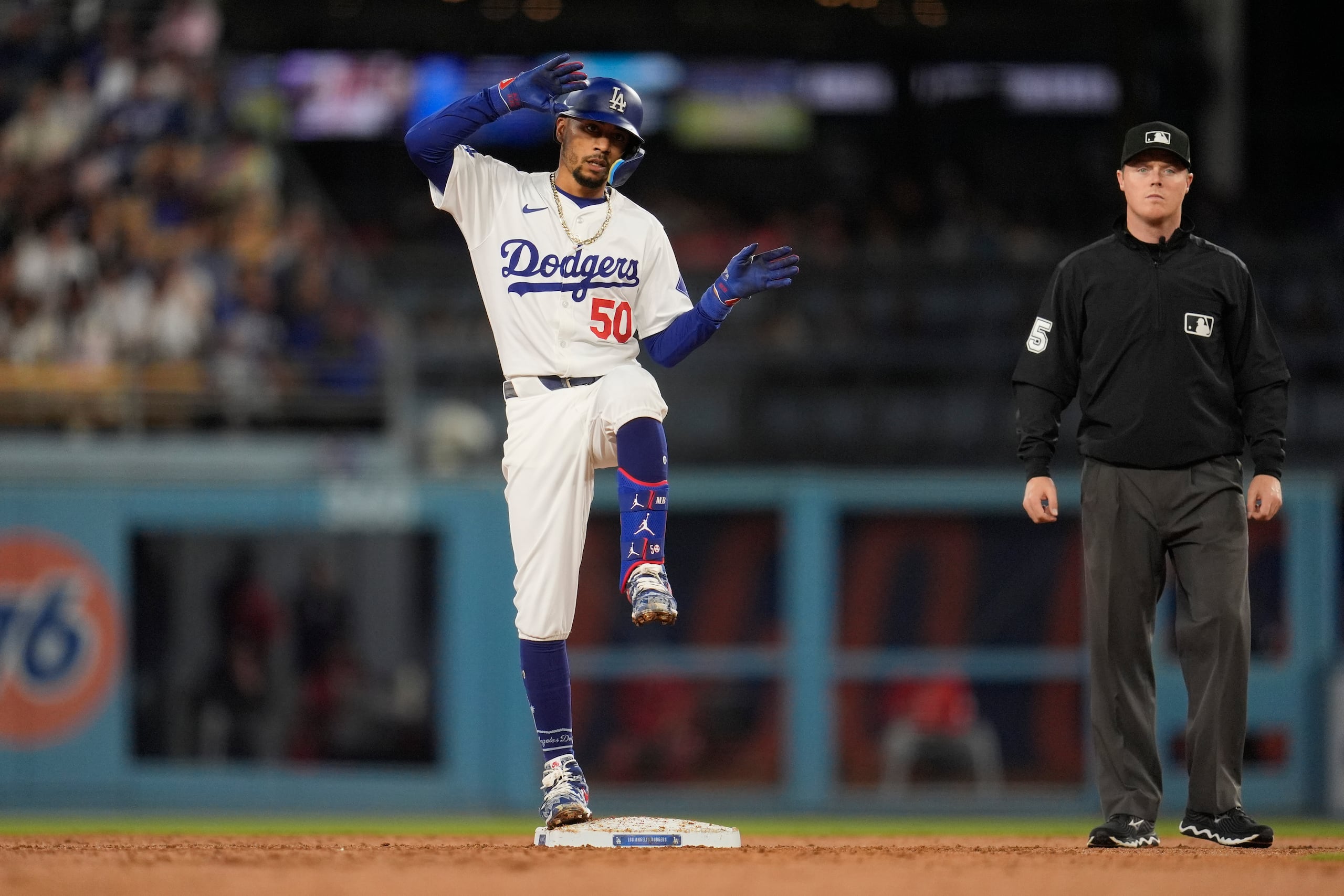 Mookie Betts es otra gran estrella de los Dodgers.