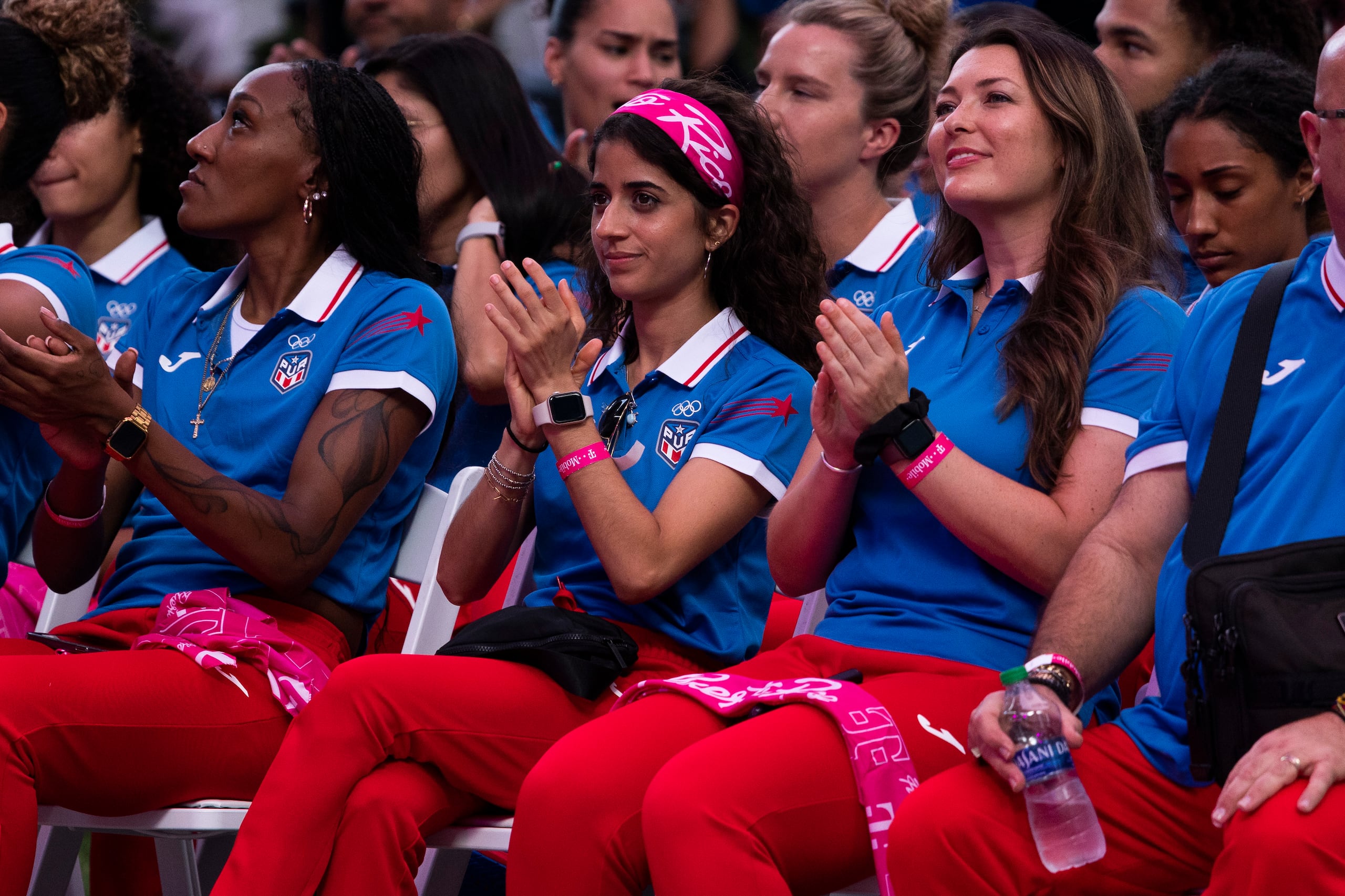 Yarimar Mercado, con un pañuelo en su cabeza, va a sus terceras Olimpiadas.