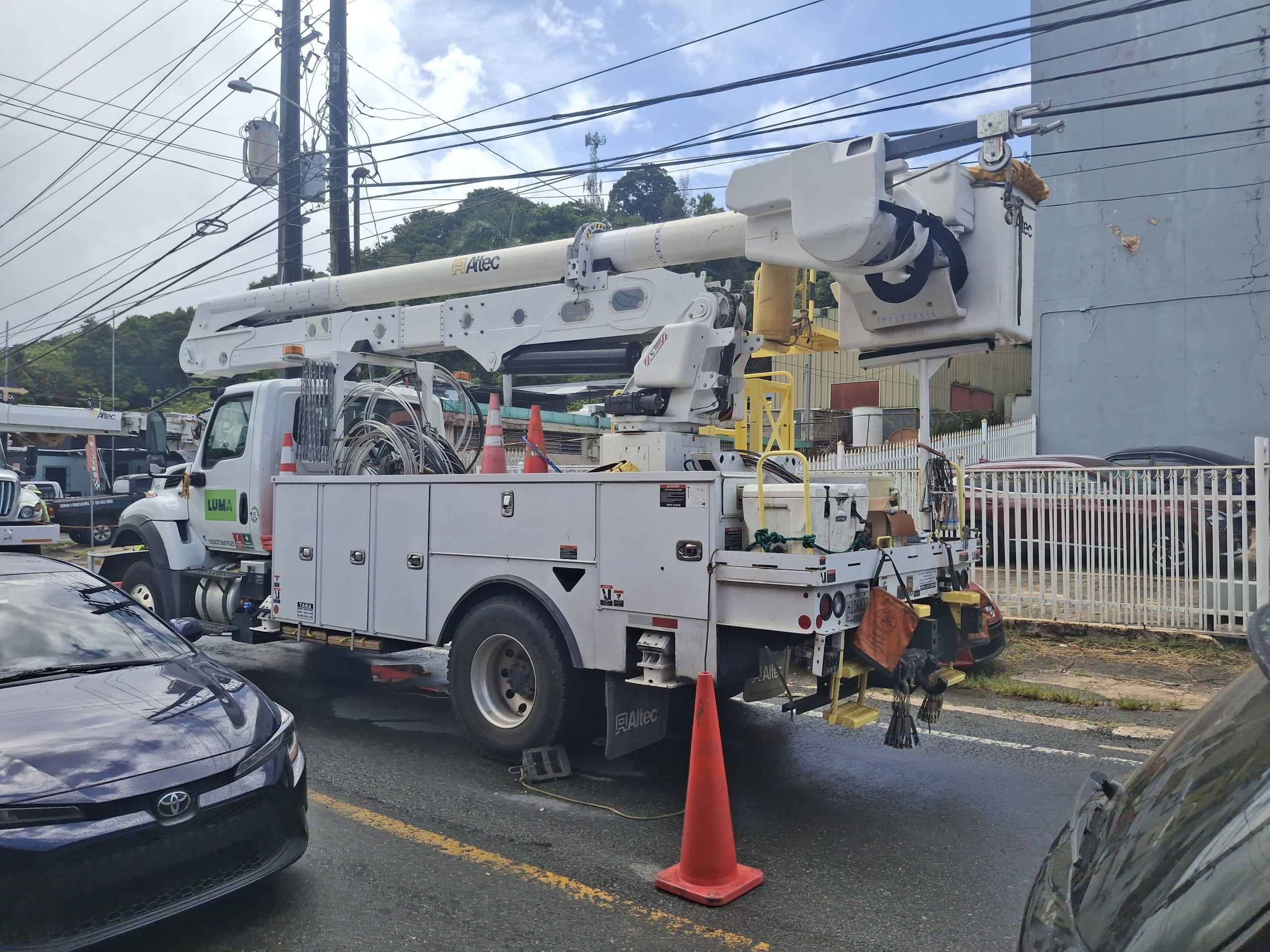 Los trabajos se extenderán por varias horas.