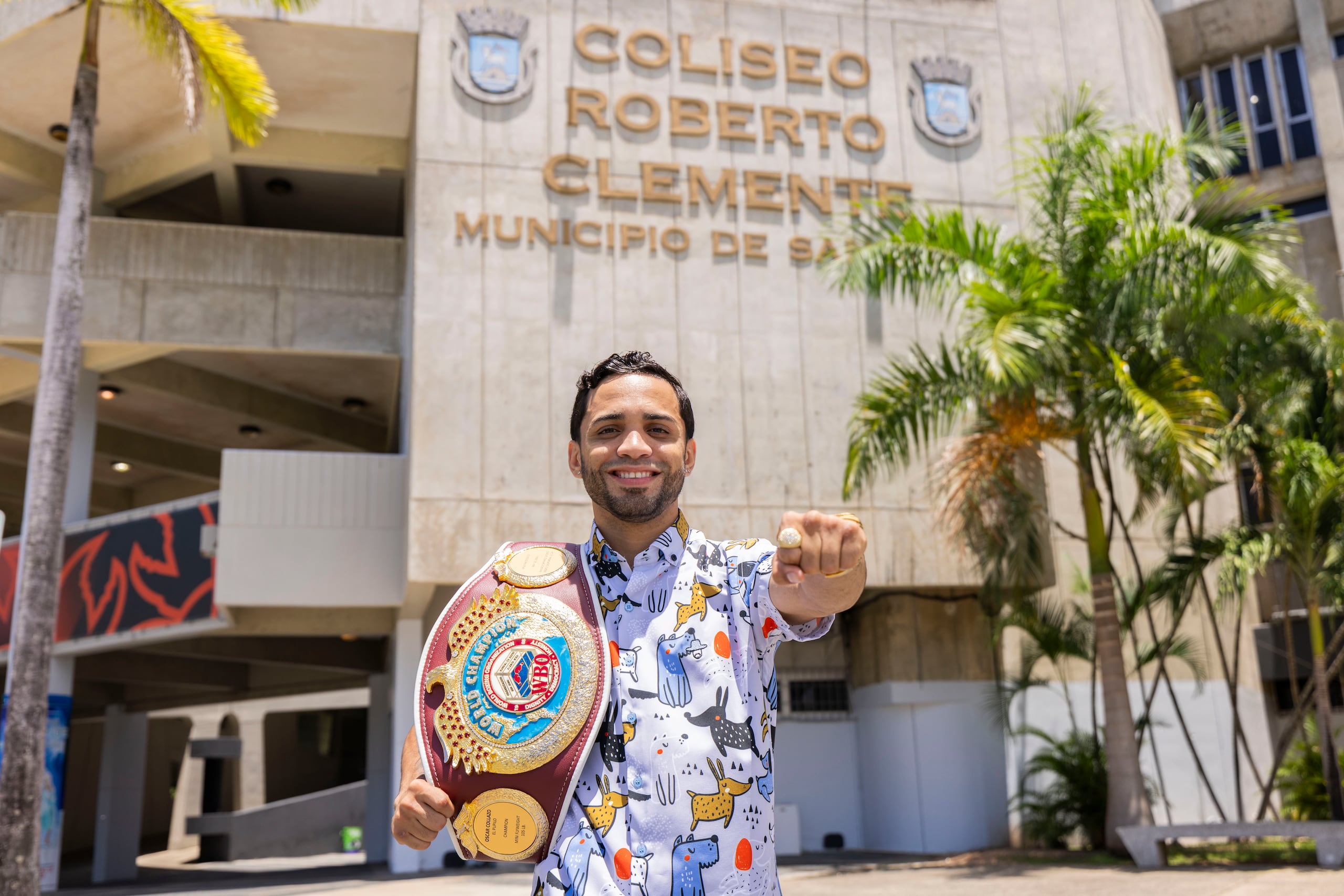 La defensa de Oscar Collazo será en el Coliseo Roberto Clemente.