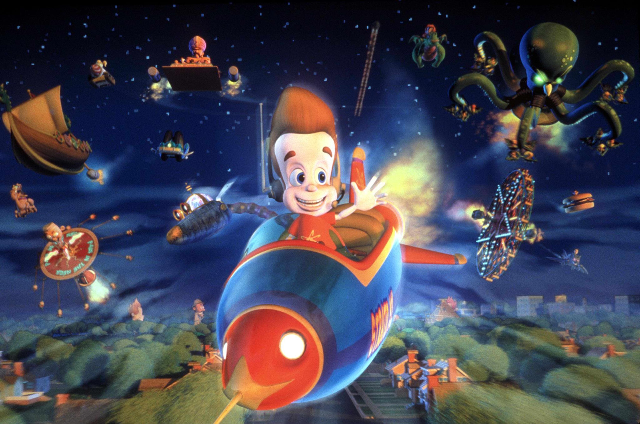 Escena de la película "Jimmy Neutron: Boy Genius" (2001).