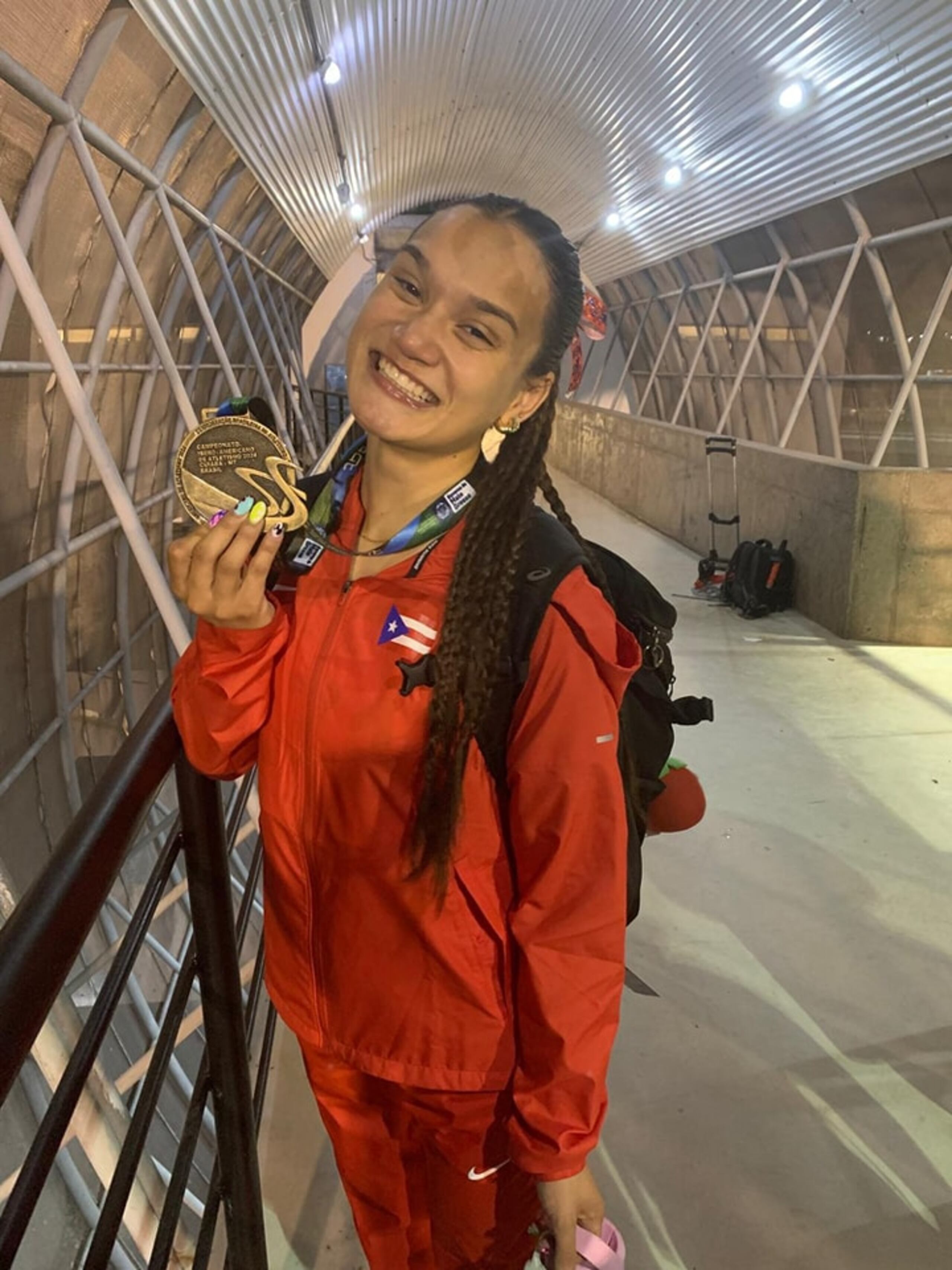 Gladymar Torres es la vigente campeona de las Justas de Atletismo de las LAI y además posee la marca nacional de su evento.