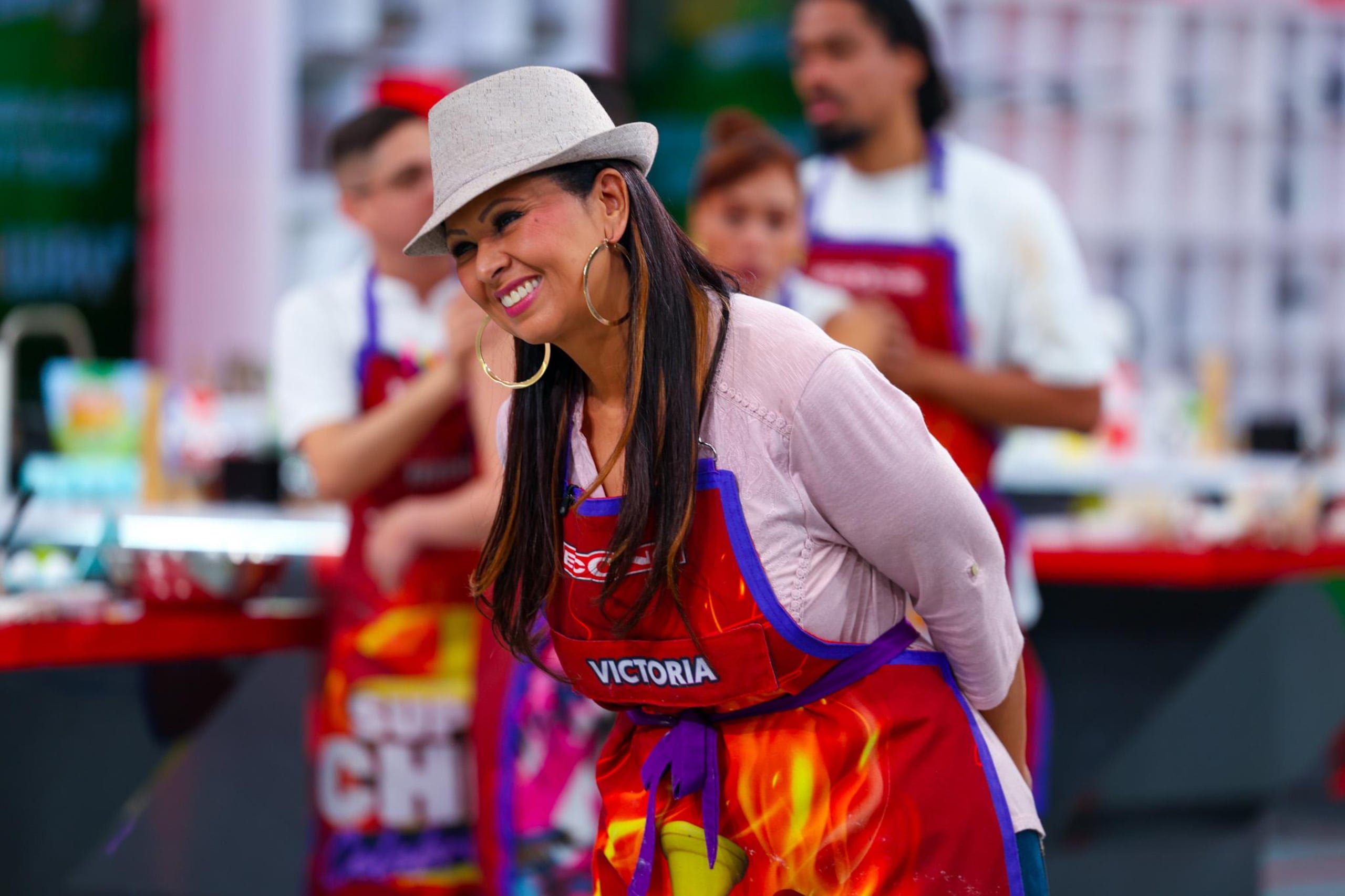 Victoria Sanabria dedicó unas décimas antes de desfilar por el "Pasillo de las cenizas".