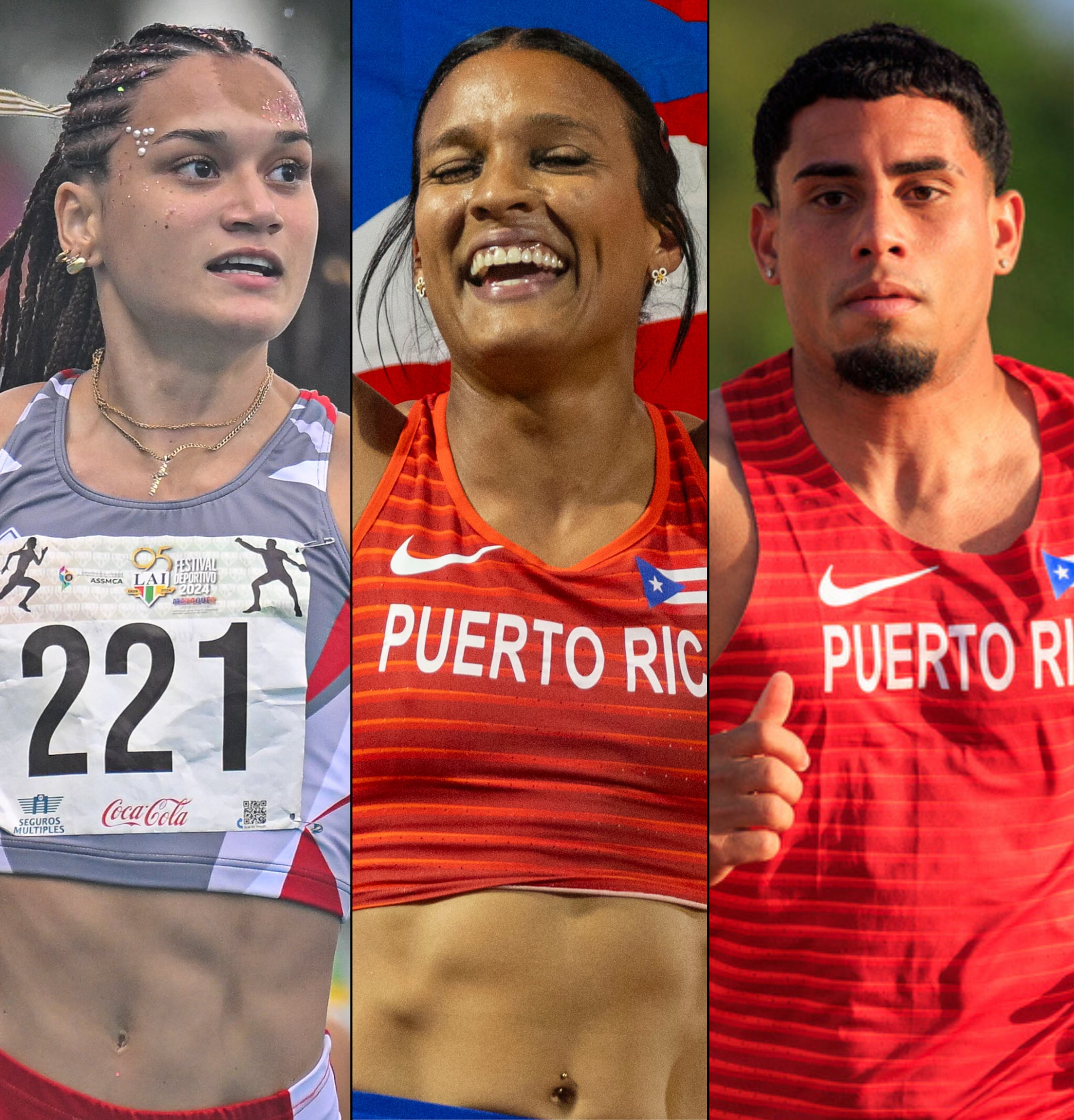 Gladymar Torres, Alysbeth Félix y Eloy Benítez.