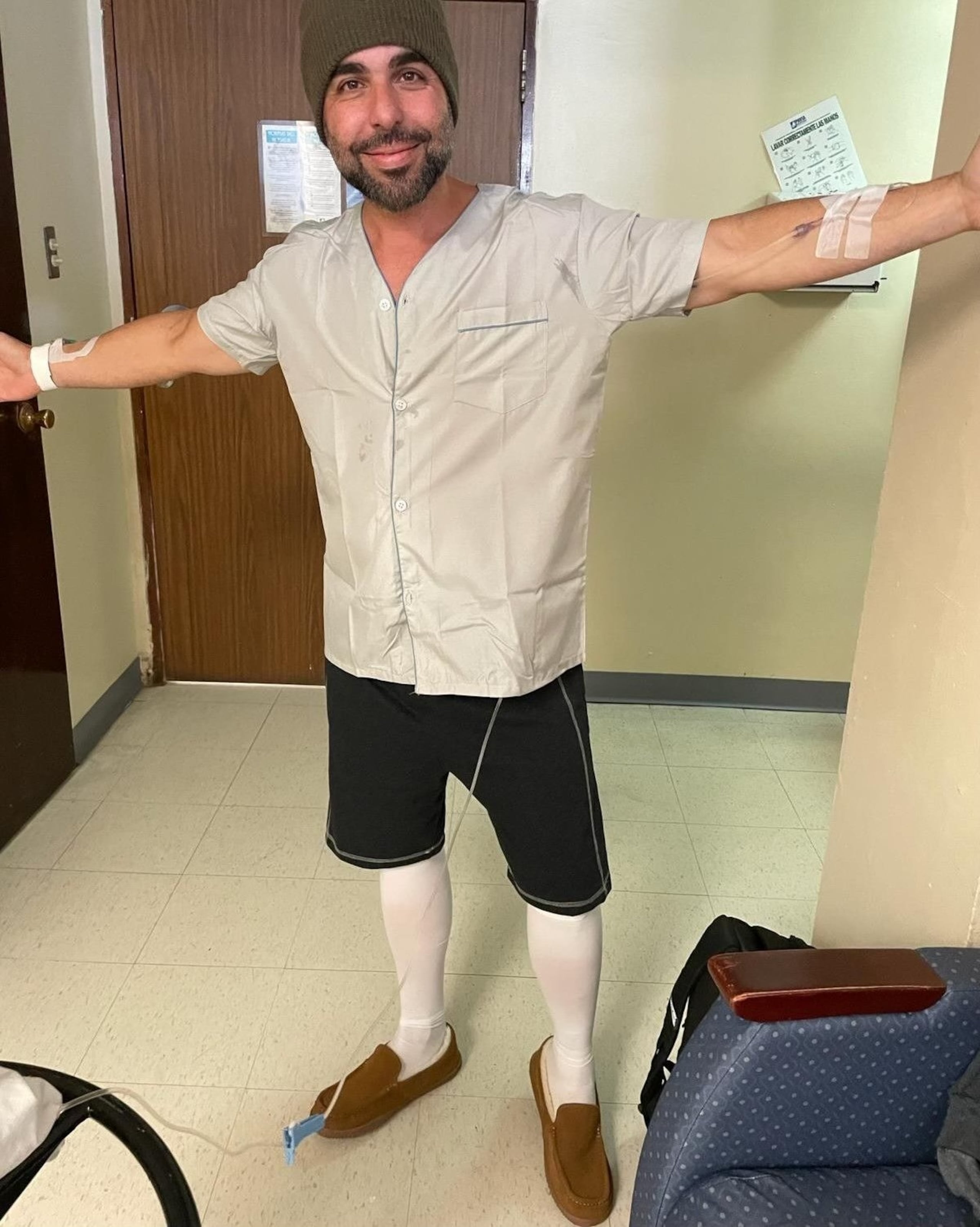 José Valentín, sobreviviente de cáncer colorectal.