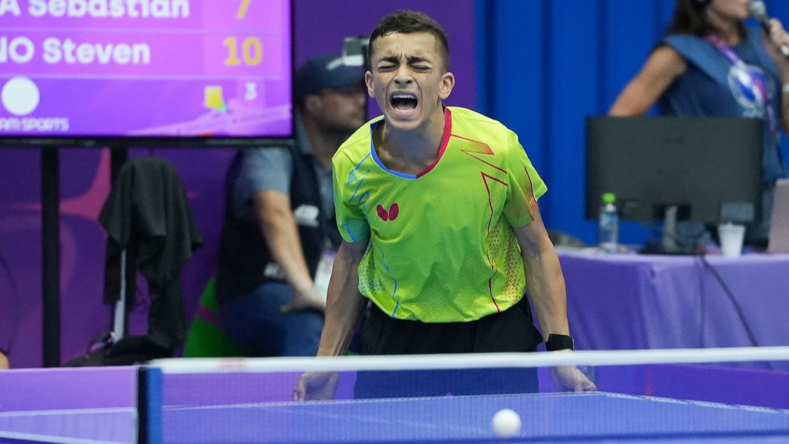 Steven Morano celebra una jugada en su juego por el pase a la semifinal.
Suministrada / Copur / Straffon Images