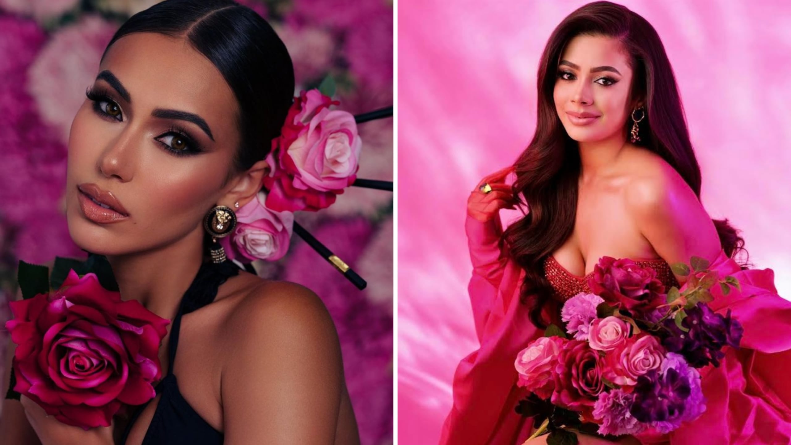 De izquierda a derecha, Gianie Vélez, Miss Puerto Rico Petite 2023, y Johanice Barreto, Miss Puerto Rico Teen 2023.