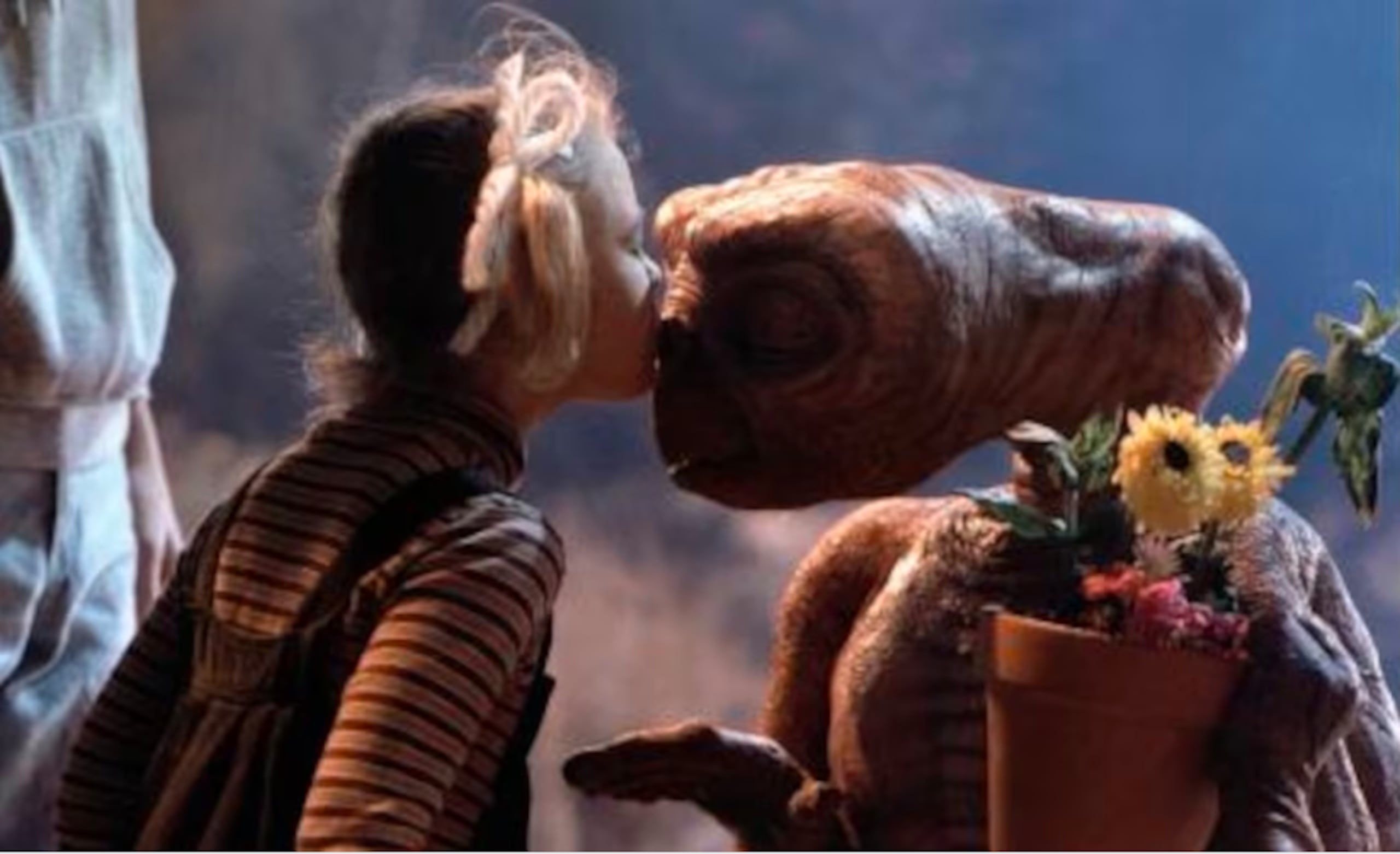 Escena de "E.T., el extraterrestre", de Steven Spielberg.