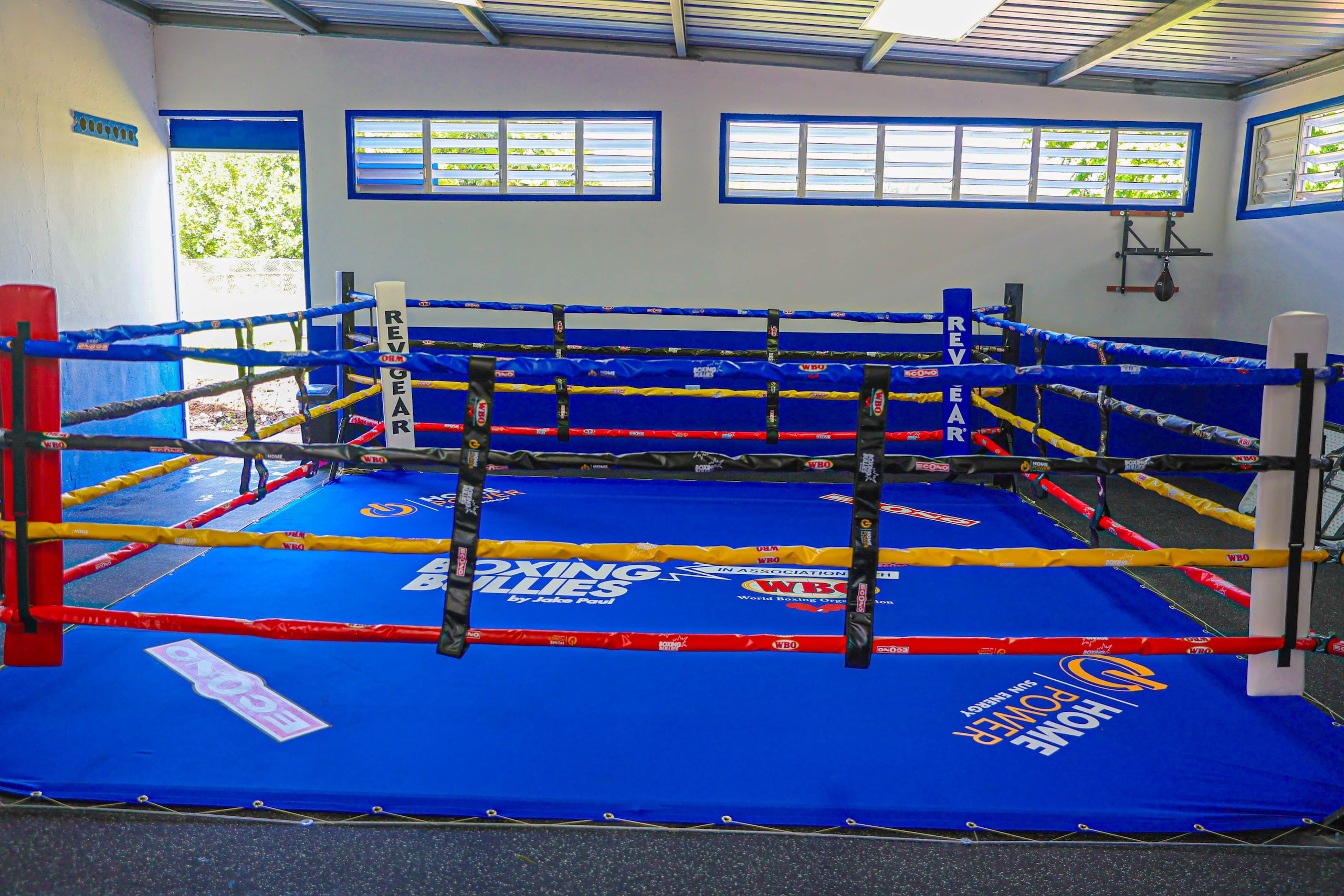 La Organización Mundial de Boxeo tiene como objetivo que se haga una cartelera en el gimnasio.