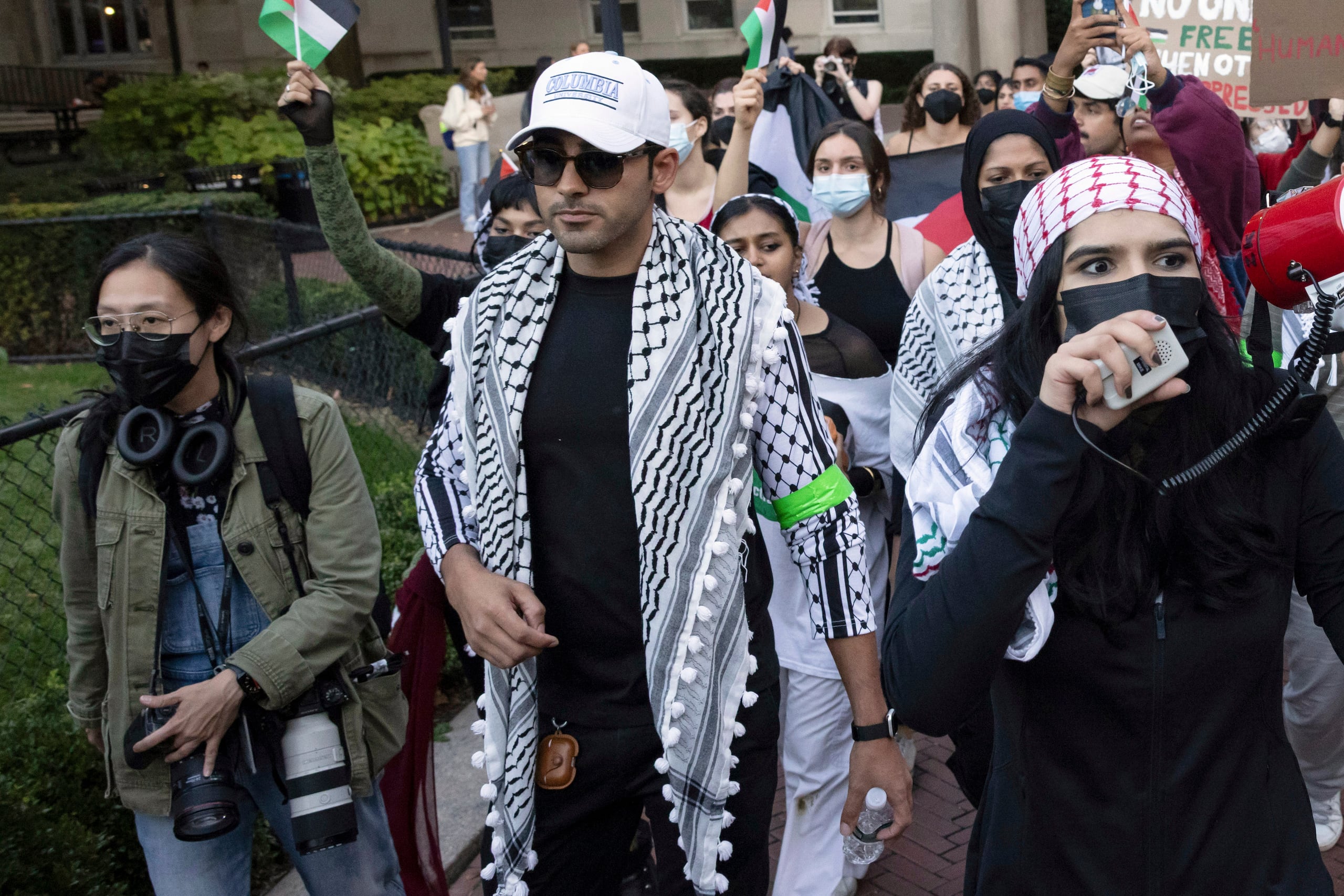 El estudiante y activista Mohsen Mahdawi en la Universidad de Columbia en Nueva York el 12 de octubre del 2023.
