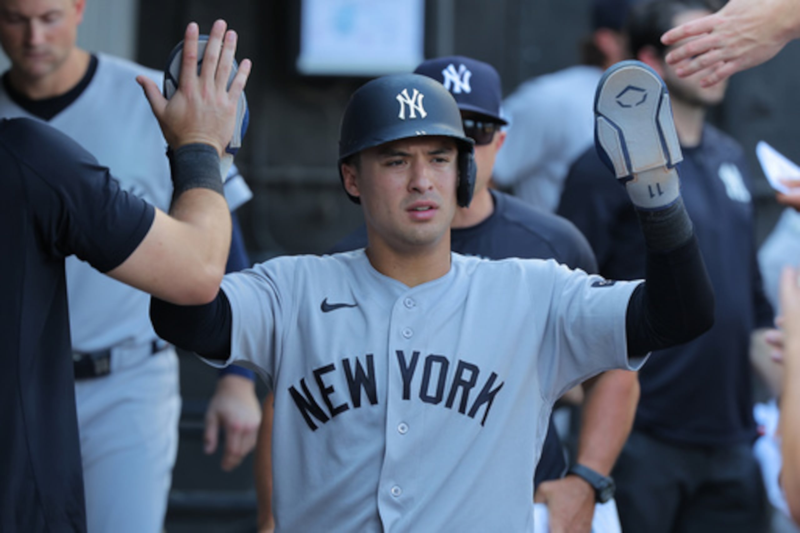 Anthony Volpe viene de jugar 27 partidos en Triple A en los que bateó .295 con 10 jonrones y 21 RBI.